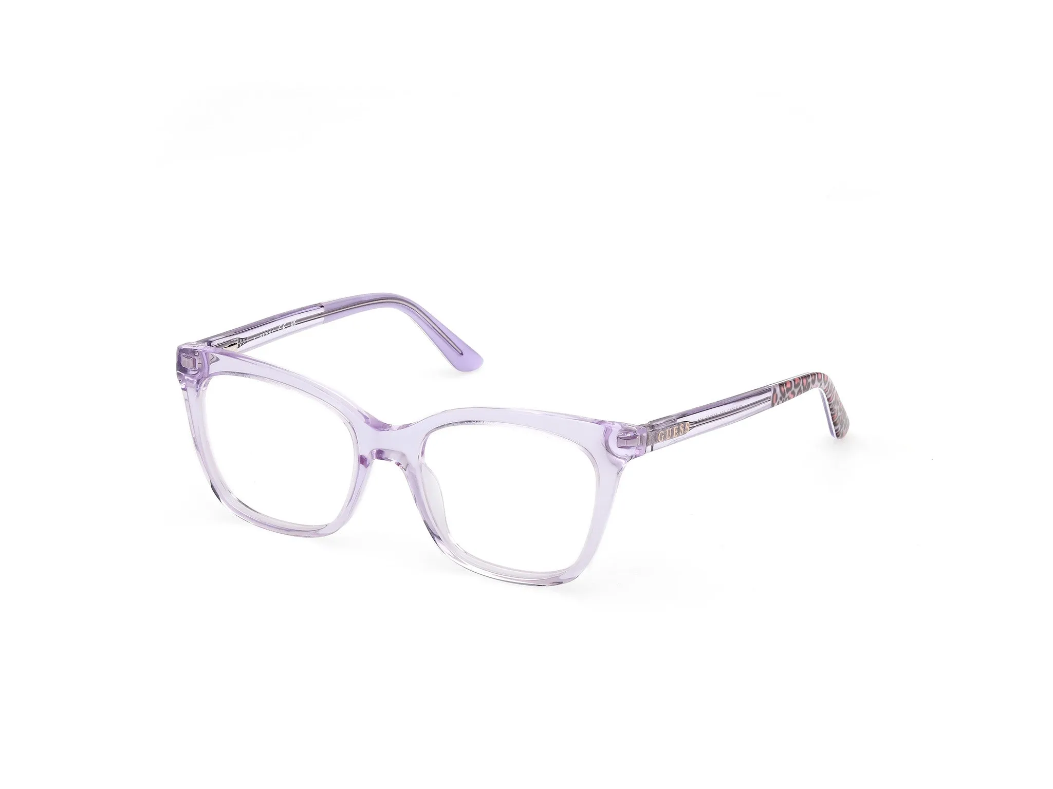 Guess GU50268 81 Montature da vista Acetato Viola Squadrata Normale - immagine 1