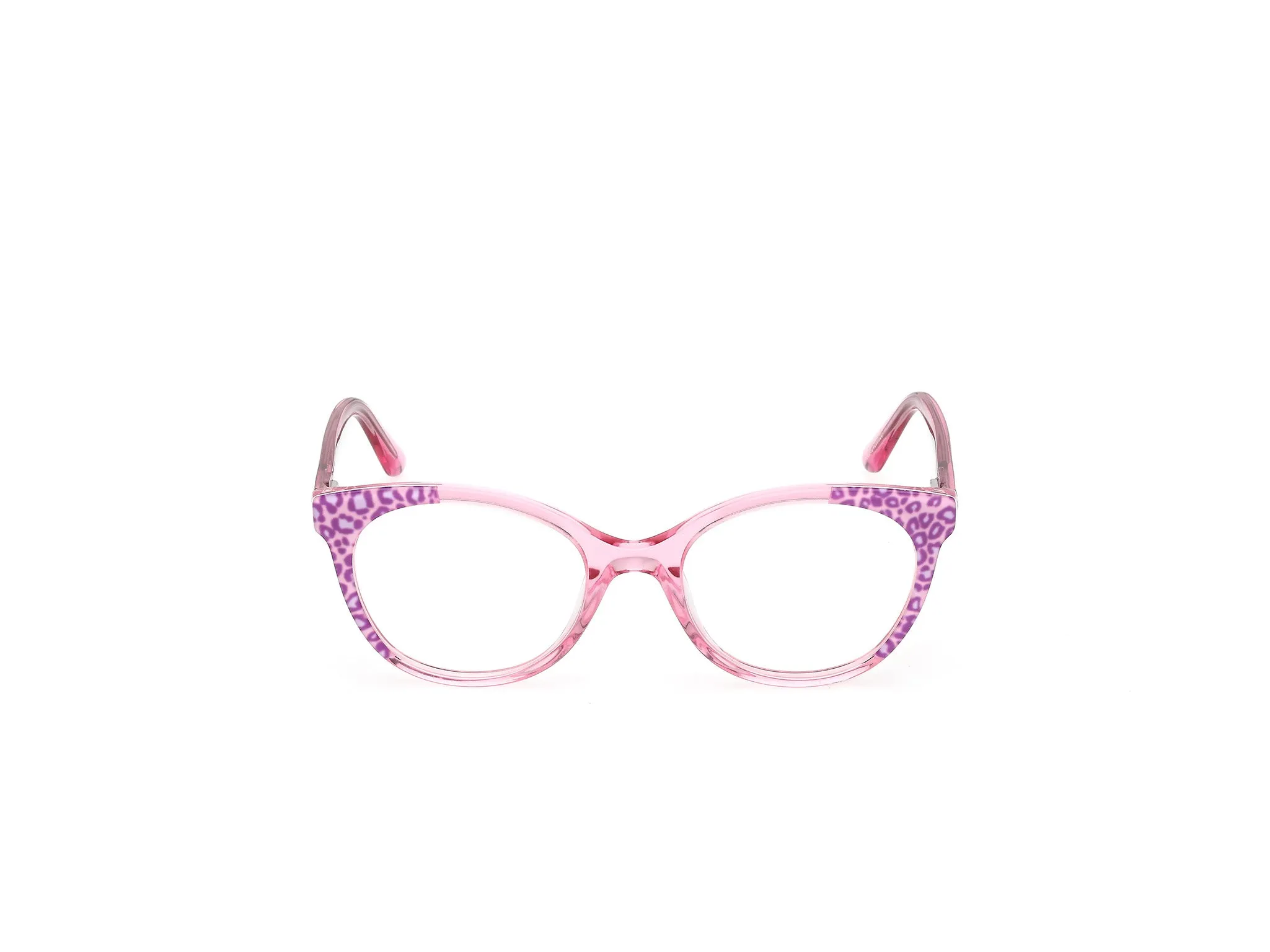 Guess GU50267 77 Montature da vista Acetato Fucsia Rotonda Normale - immagine 2