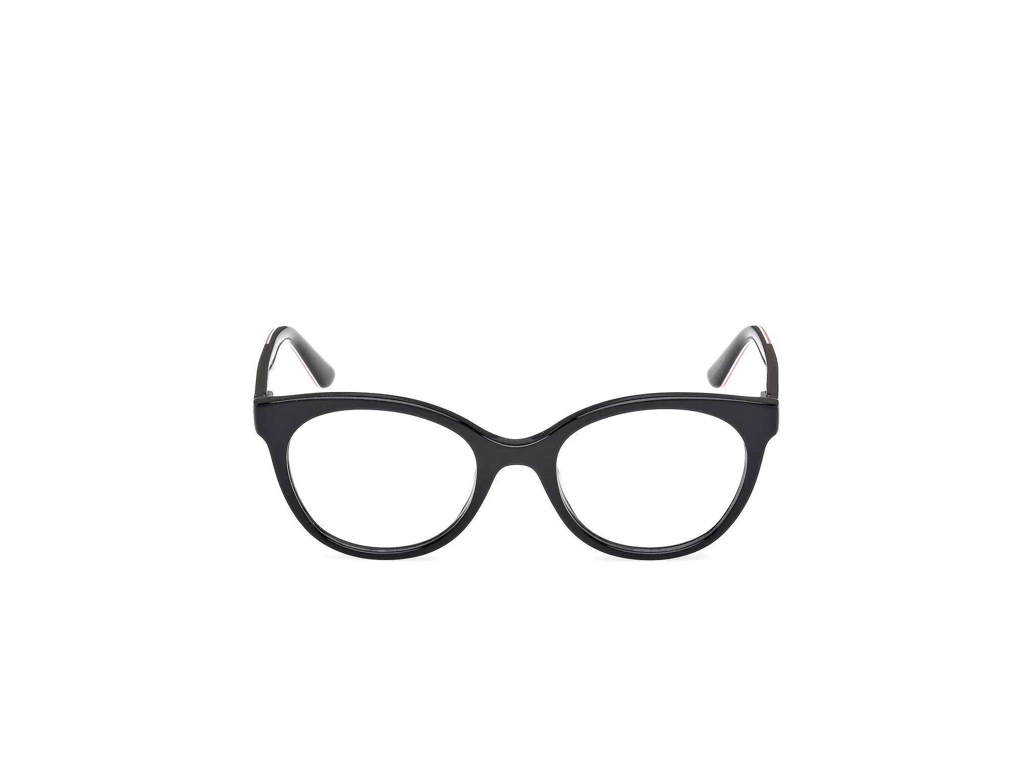 Guess GU50267 1 Montature da vista Acetato Nero Rotonda Normale - immagine 2