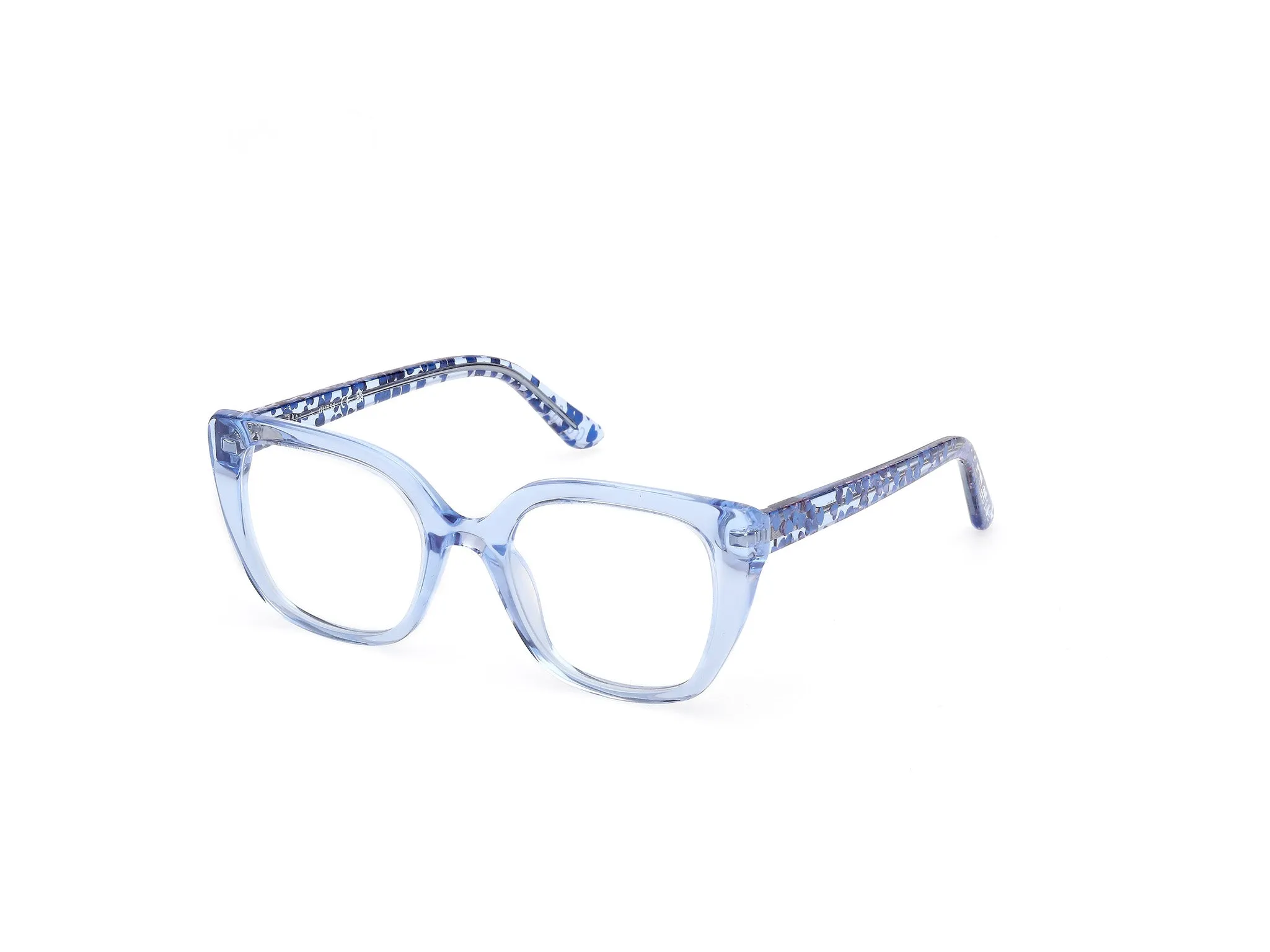 Guess GU50265 92 Montature da vista Acetato Blu Squadrata Normale - immagine 1