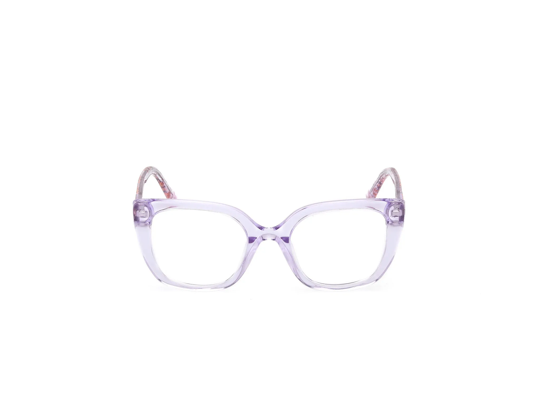 Guess GU50265 83 Montature da vista Acetato Viola Squadrata Normale - immagine 2
