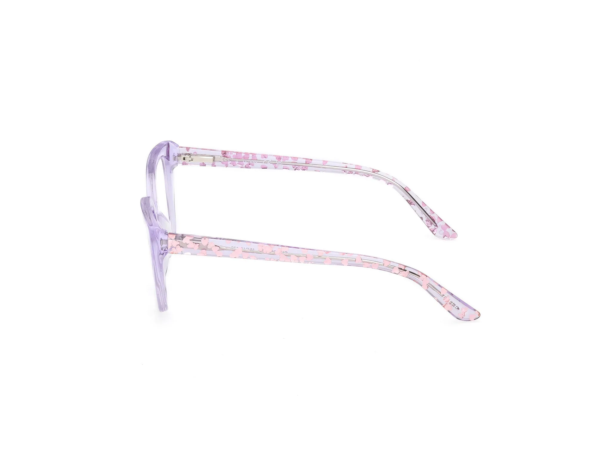 Guess GU50265 83 Montature da vista Acetato Viola Squadrata Normale - immagine 3