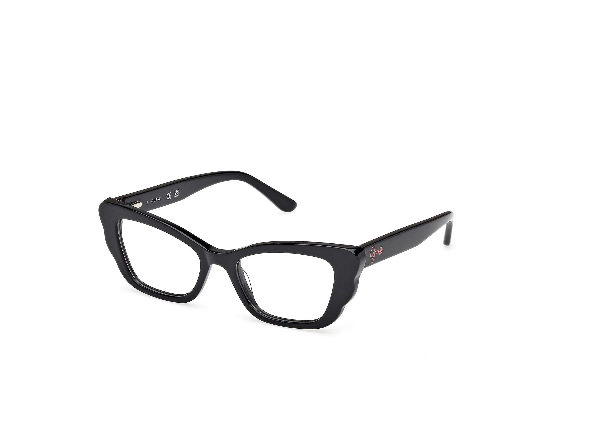 Guess GU50264 1 Montature da vista Acetato Nero Squadrata Normale - immagine 1