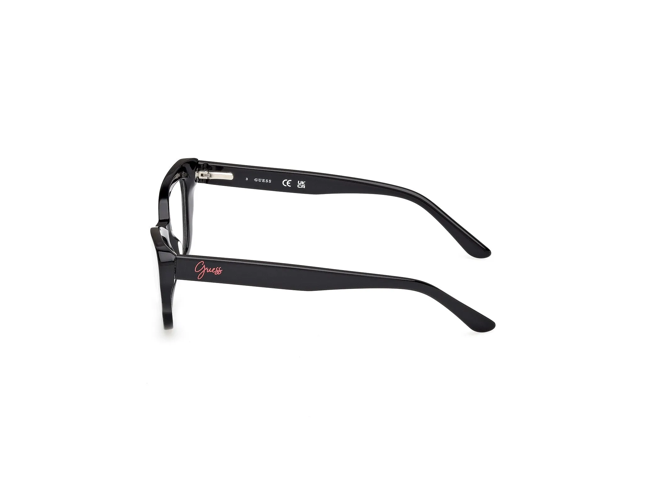 Guess GU50264 1 Montature da vista Acetato Nero Squadrata Normale - immagine 3