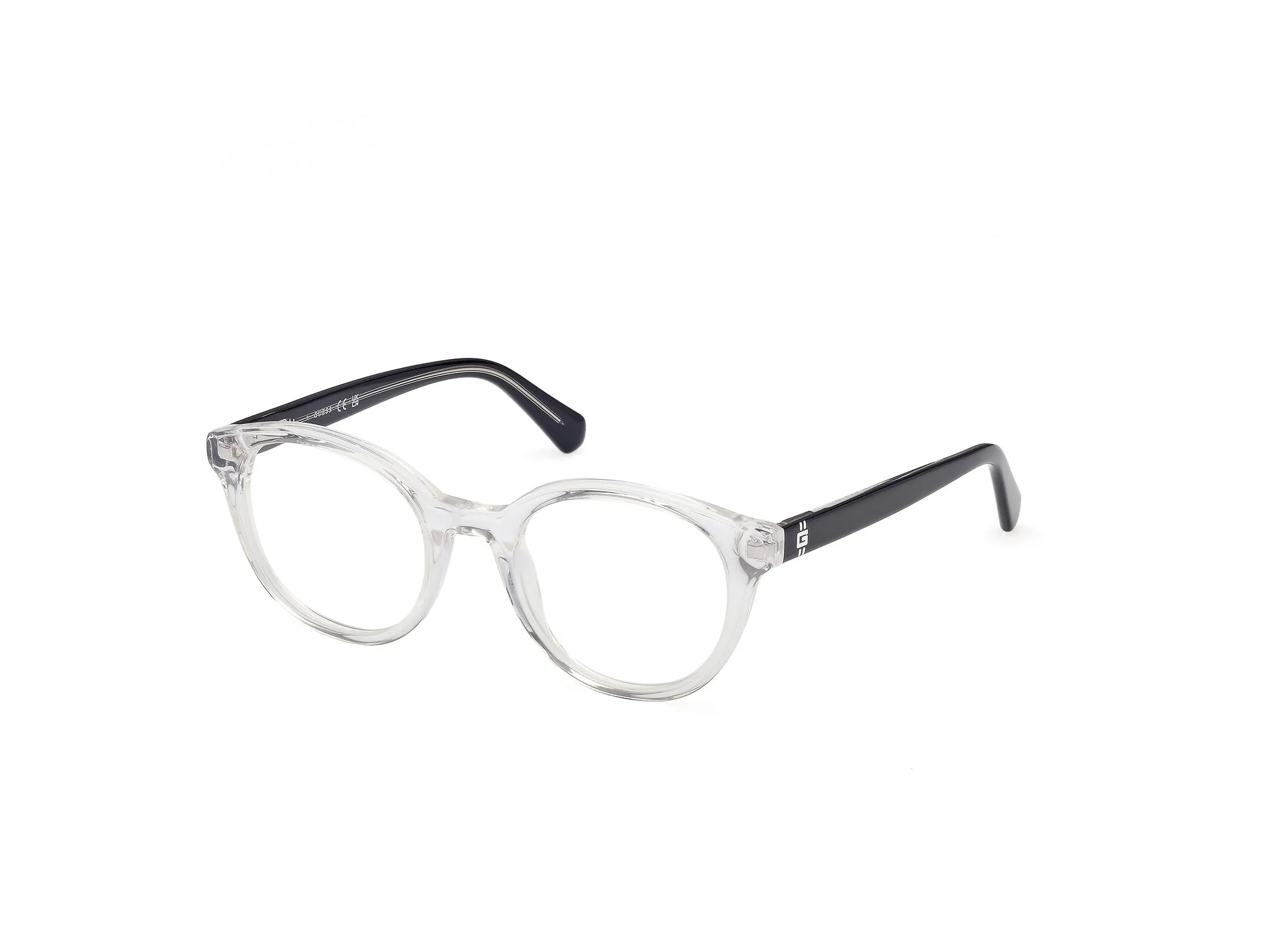 Guess GU50263 26 Montature da vista Acetato Trasparente Rotonda Normale - immagine 1