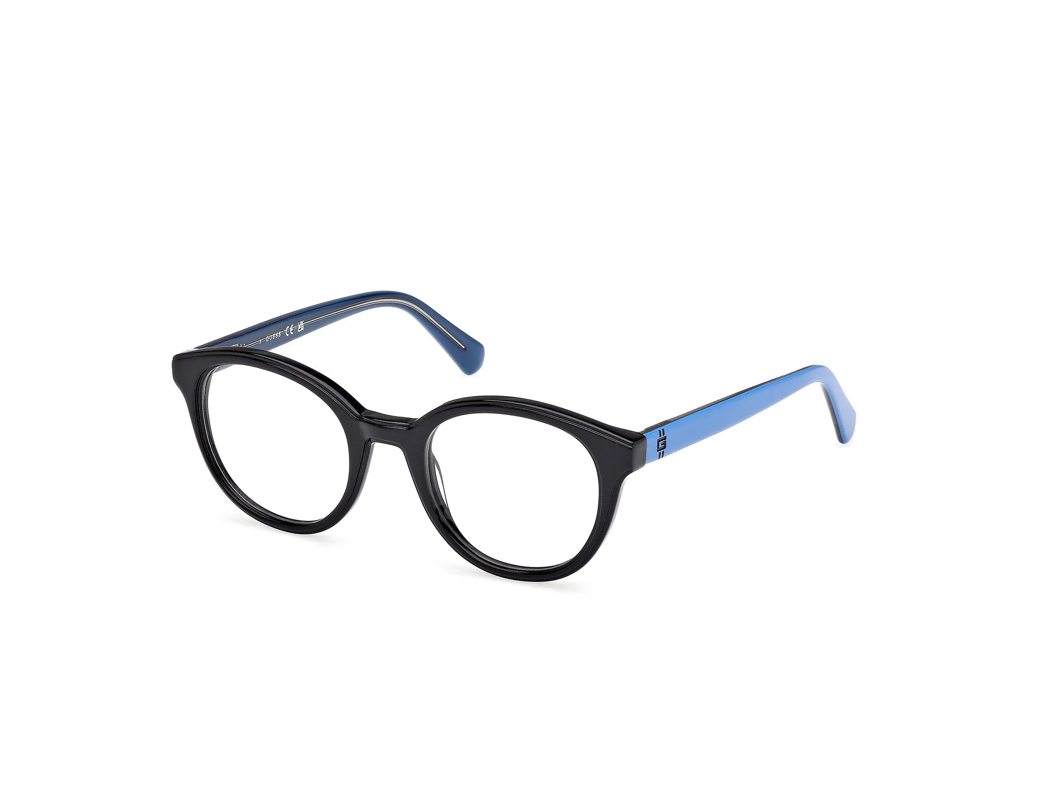 Guess GU50263 5 Montature da vista Acetato Nero Rotonda Normale - immagine 1