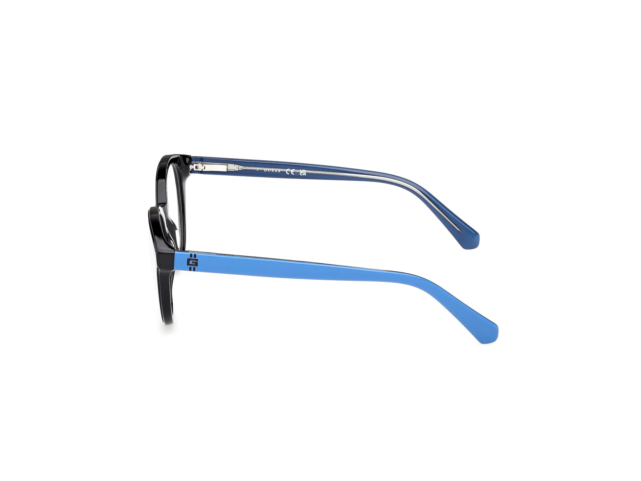 Guess GU50263 5 Montature da vista Acetato Nero Rotonda Normale - immagine 3