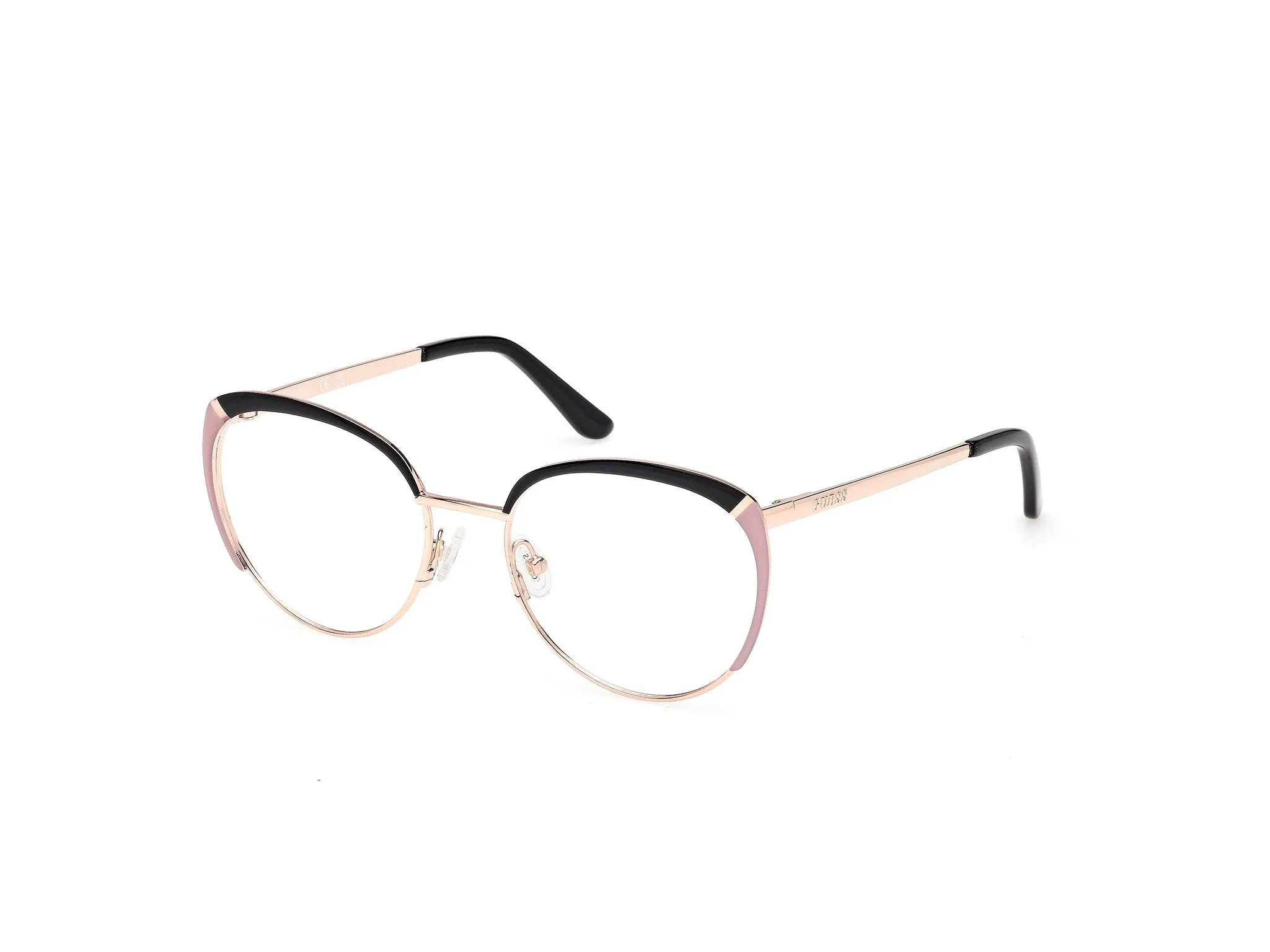 Guess GU50250 5 Montature da vista Metallo Nero Rotonda Normale - immagine 1