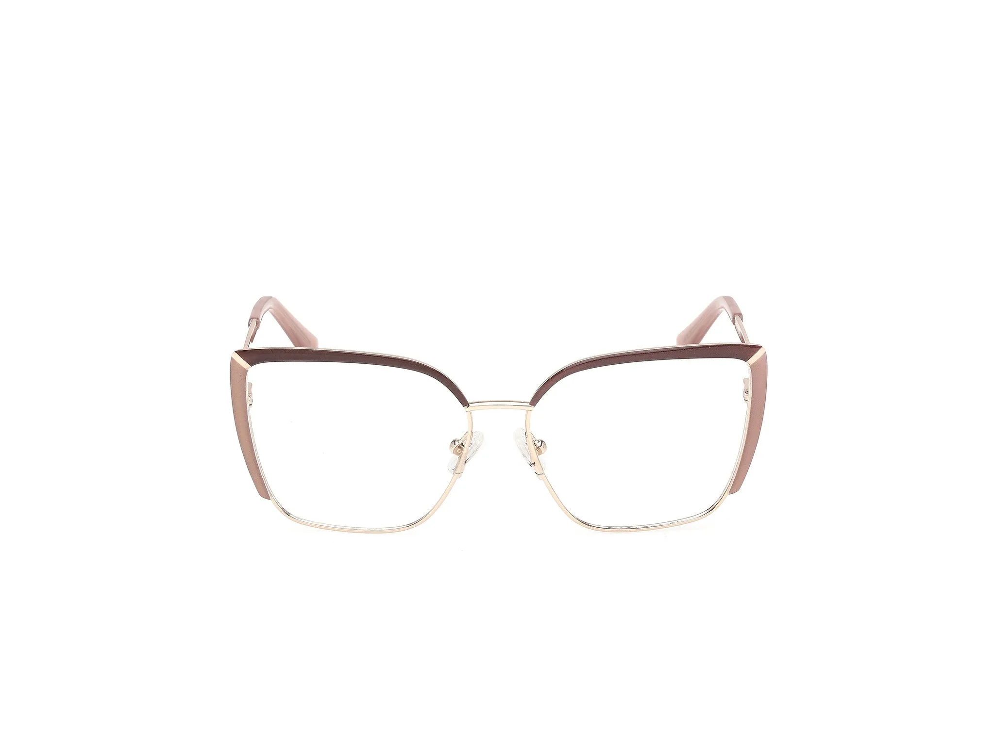 Guess GU50249 59 Montature da vista Metallo Beige Squadrata Normale - immagine 2