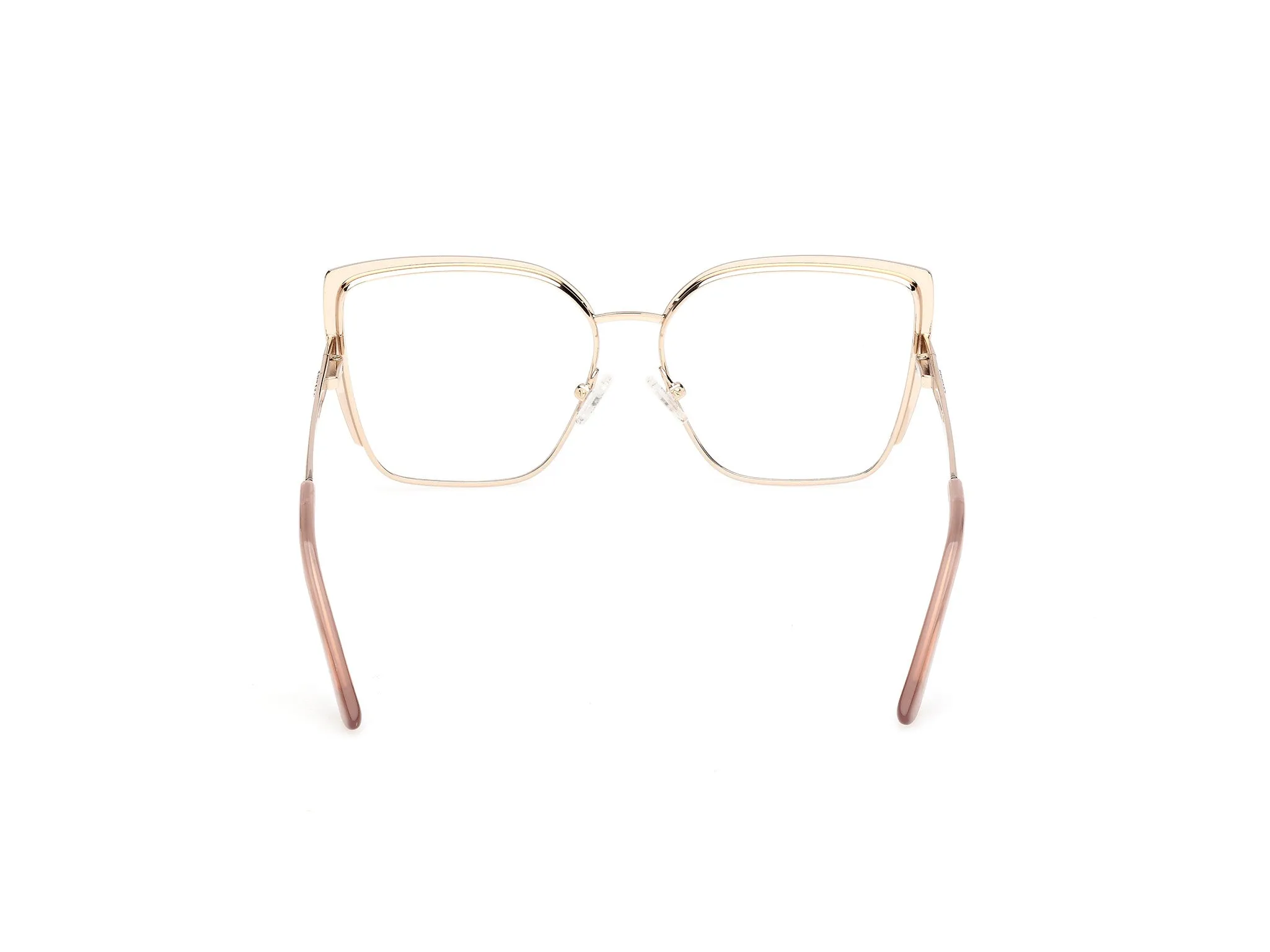 Guess GU50249 59 Montature da vista Metallo Beige Squadrata Normale - immagine 4