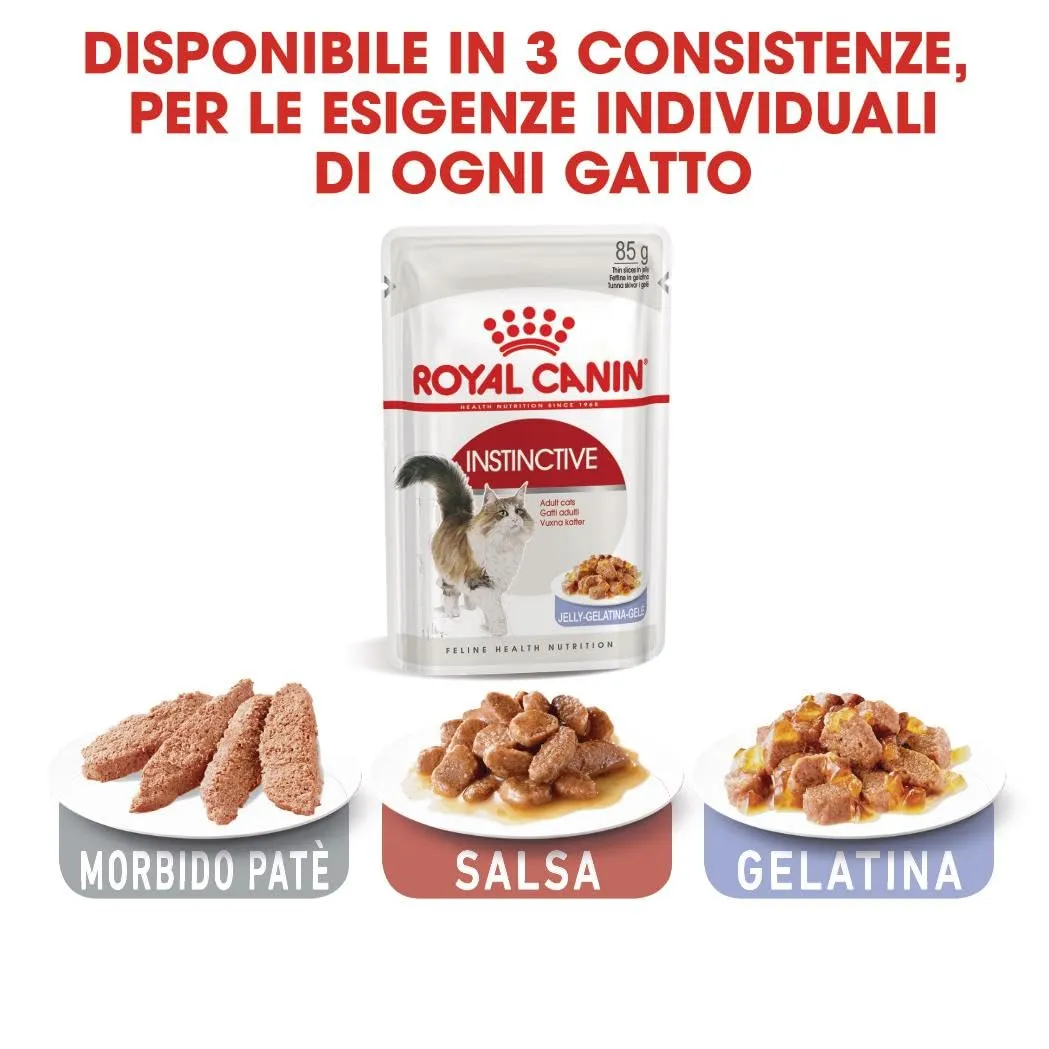 ROYAL CANIN Instinctive - Alimento umido completo per gatti adulti - 12x85g - immagine 6