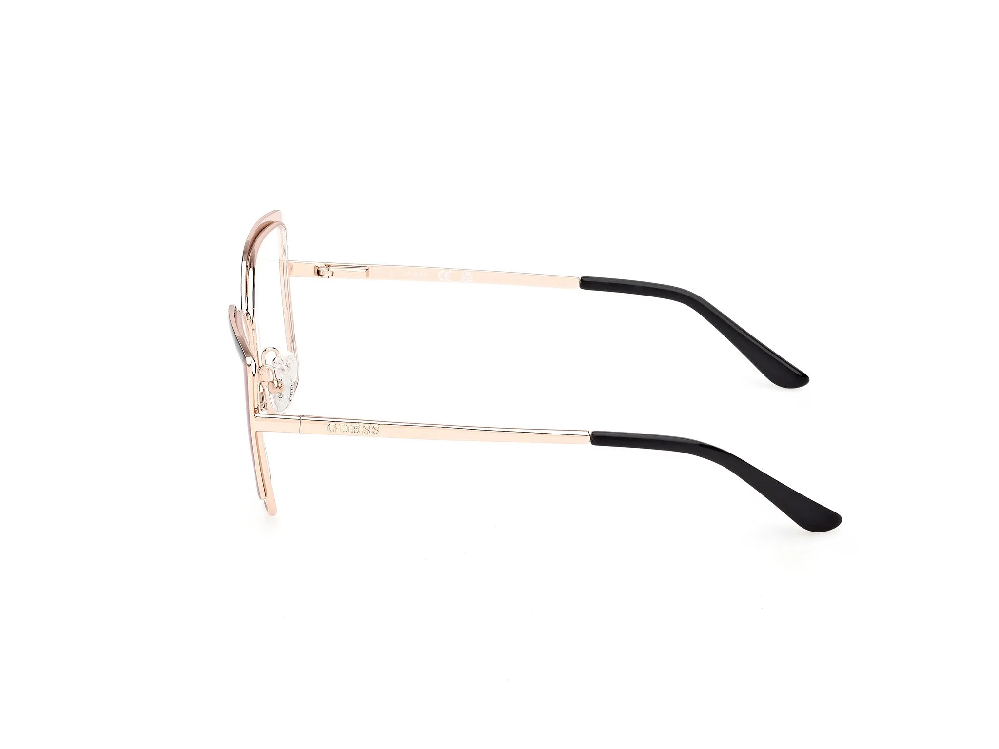 Guess GU50249 5 Montature da vista Metallo Nero Squadrata Normale - immagine 3