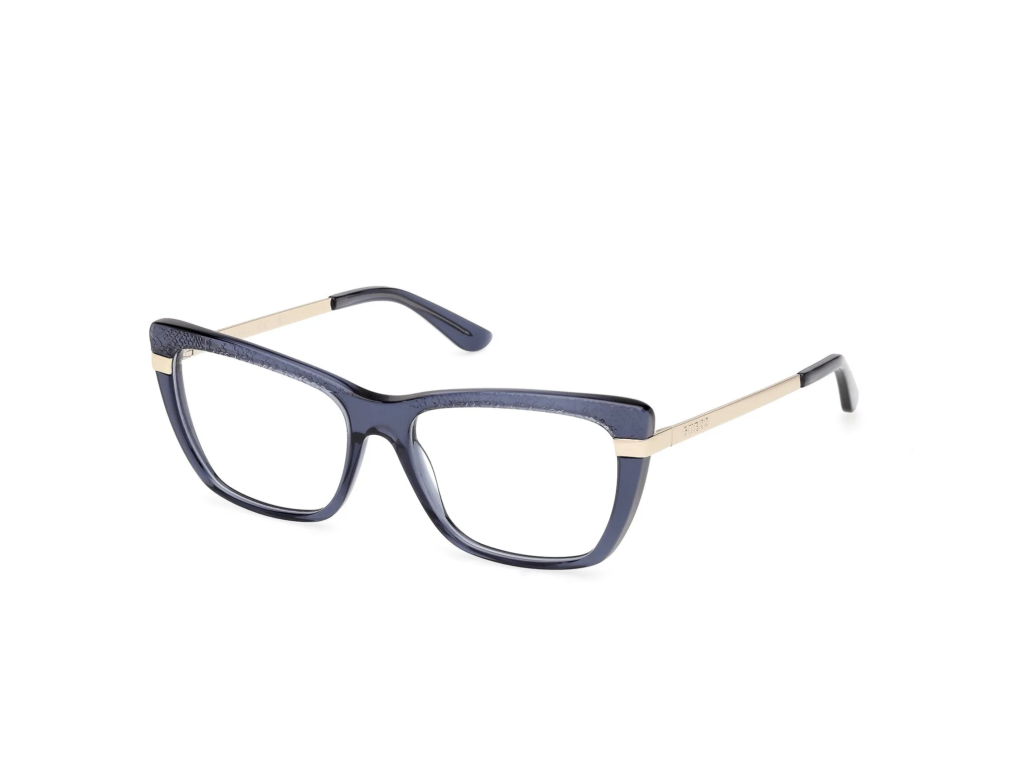 Guess GU50246 90 Montature da vista Acetato Blu Squadrata Normale - immagine 1