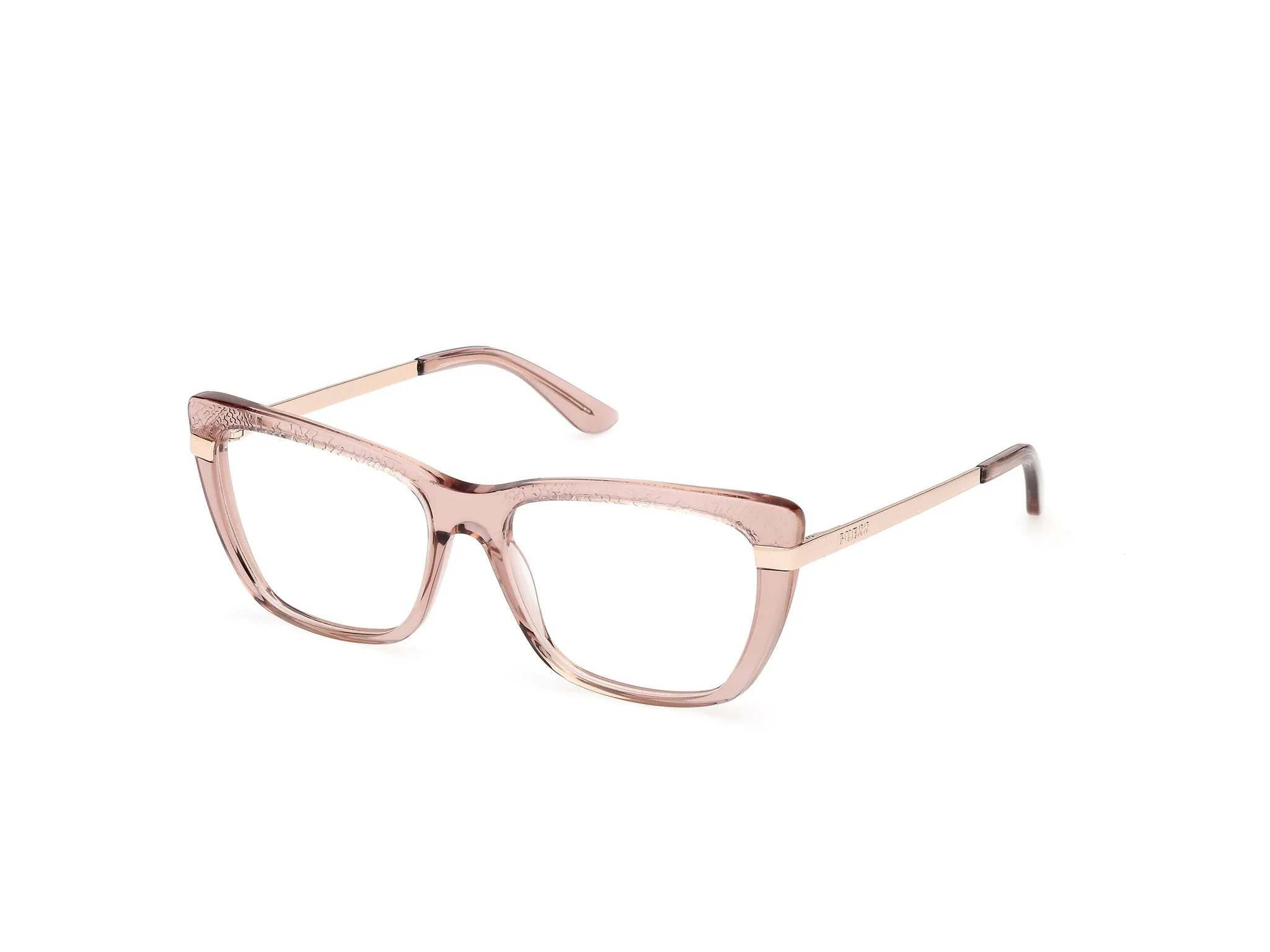 Guess GU50246 57 Montature da vista Acetato Beige Squadrata Normale - immagine 1