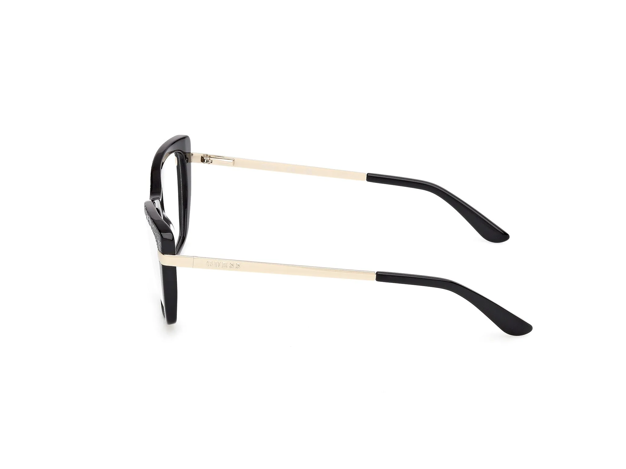 Guess GU50246 1 Montature da vista Acetato Nero Squadrata Normale - immagine 3