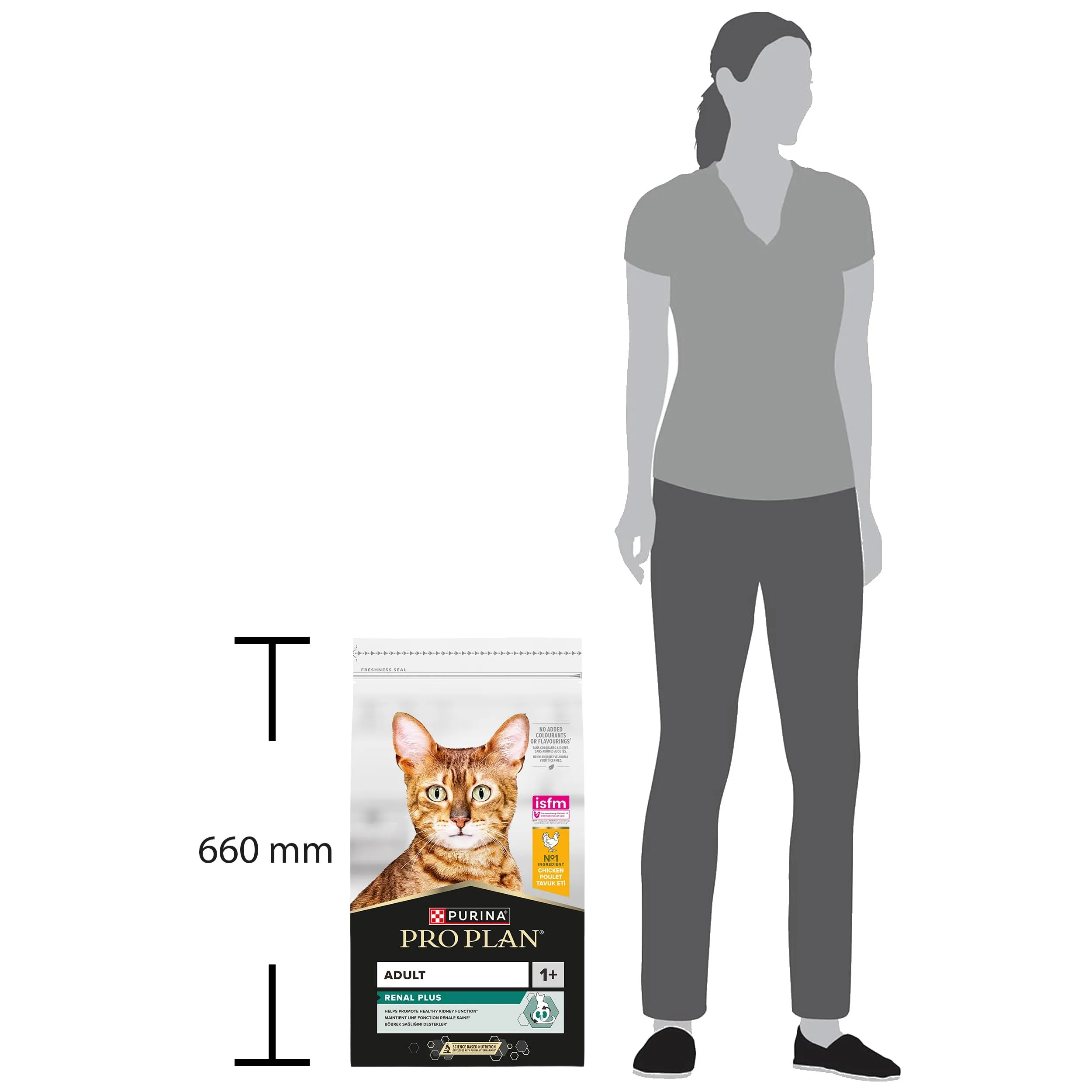 PURINA PRO PLAN Renal Plus Crocchette per Gatti Adulti, Sacco da 10kg - immagine 3