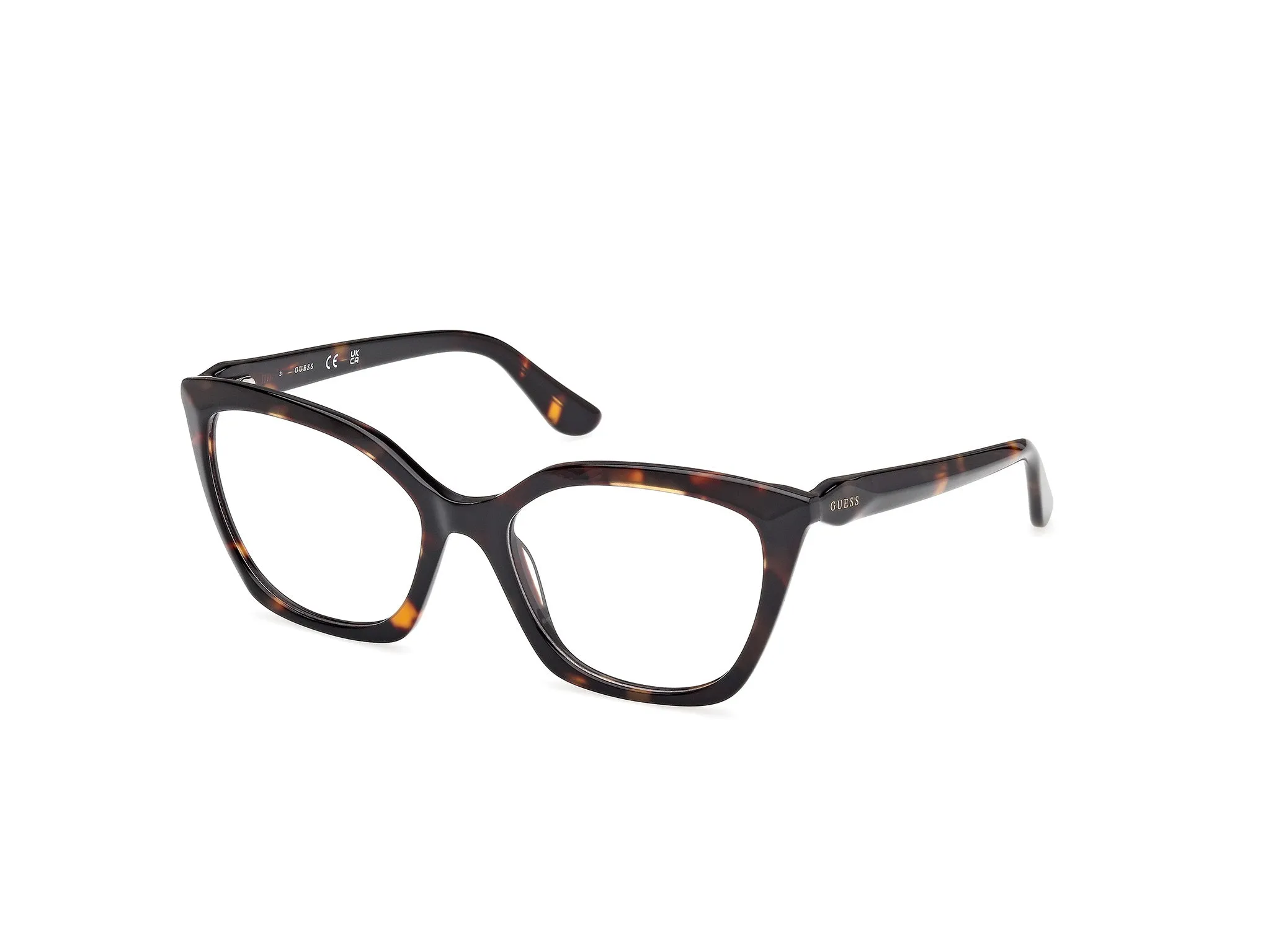 Guess GU2965 52 Montature da vista Acetato Havana Cat Eye Normale - immagine 1