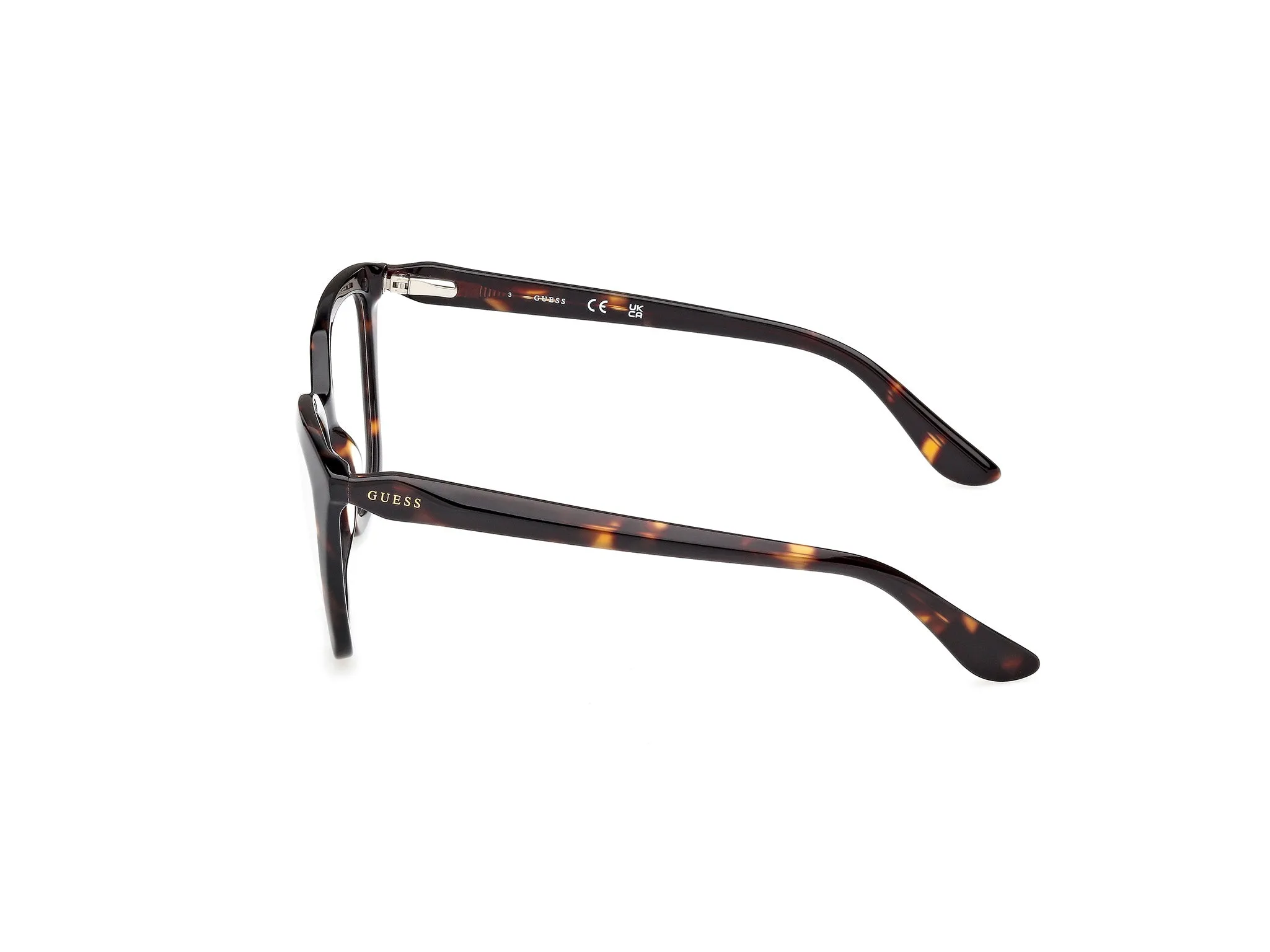Guess GU2965 52 Montature da vista Acetato Havana Cat Eye Normale - immagine 3