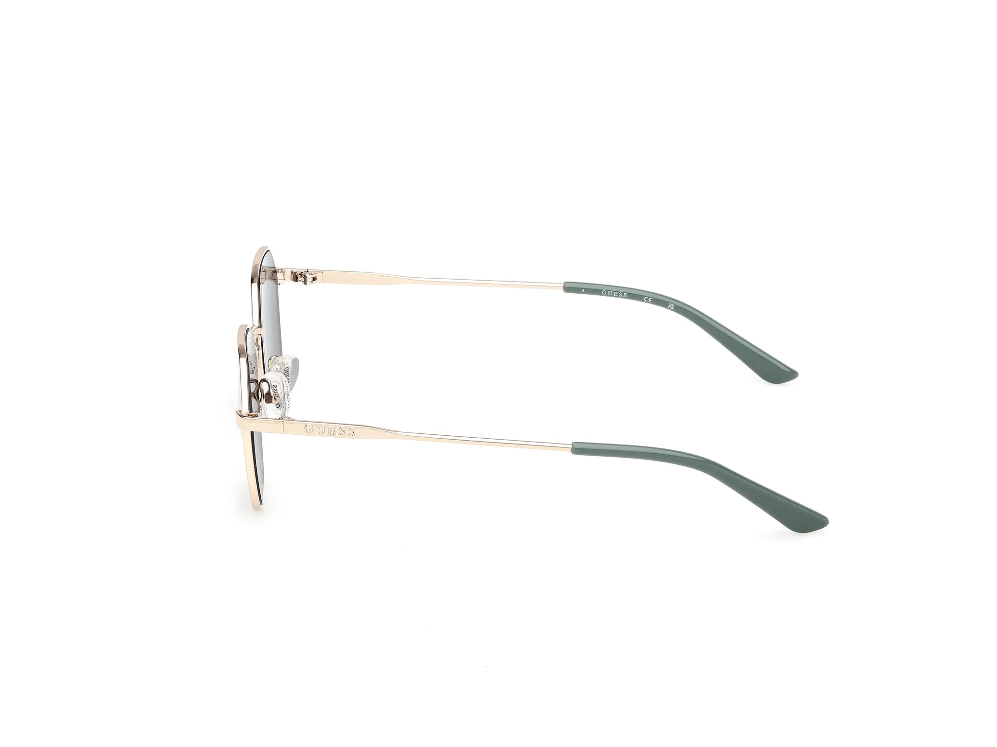 Guess GU00238 32N Occhiali da sole Metallo Oro Verde Geometrica Normale - immagine 3