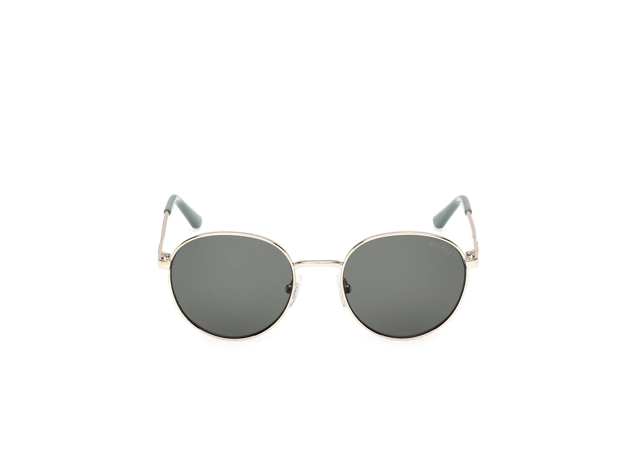 Guess GU00237 32N Occhiali da sole Metallo Oro Verde Rotonda Normale - immagine 2