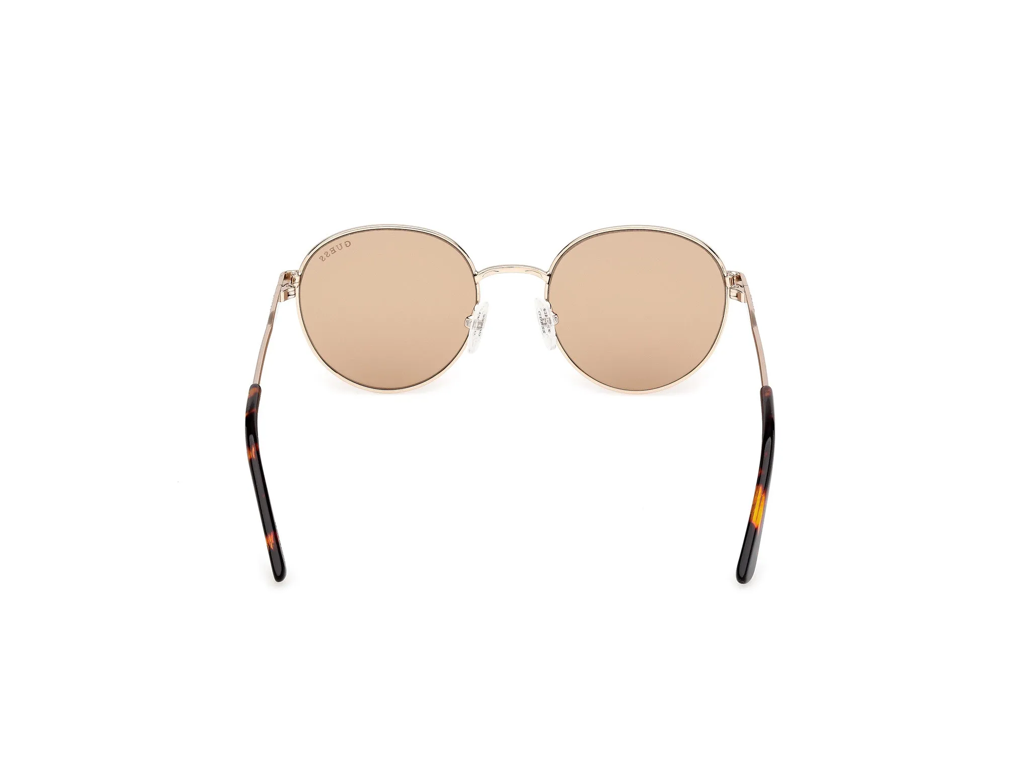 Guess GU00237 32E Occhiali da sole Metallo Oro Marrone Rotonda Normale - immagine 4