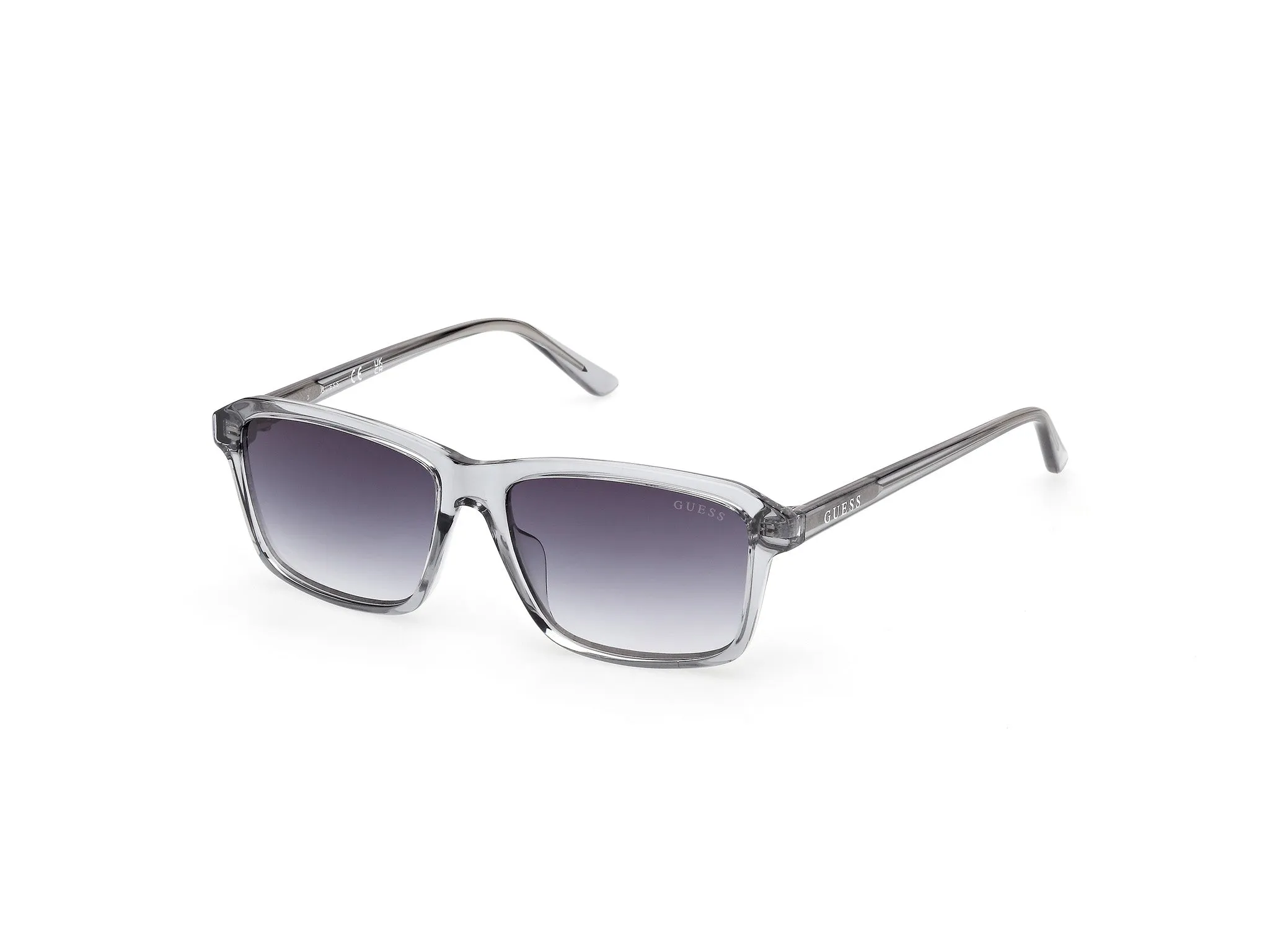Guess GU00236 20B Occhiali da sole Iniettato Grigio Fumo Squadrata Normale - immagine 1