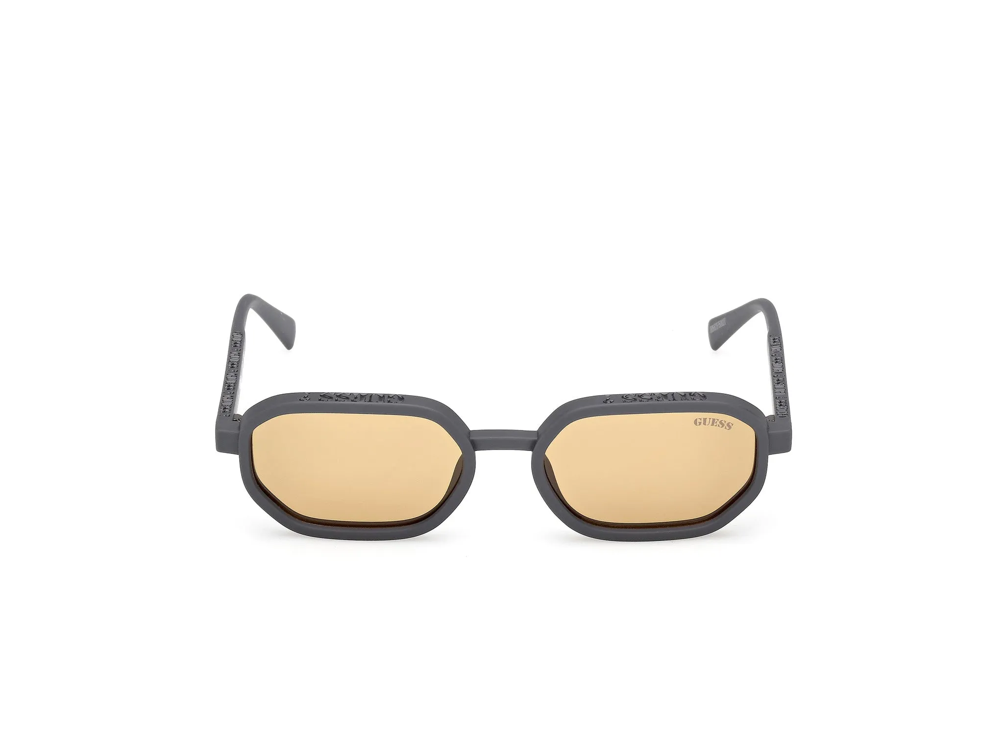 Guess GU00233 20E Occhiali da sole Iniettato Grigio Marrone Geometrica Normale - immagine 2