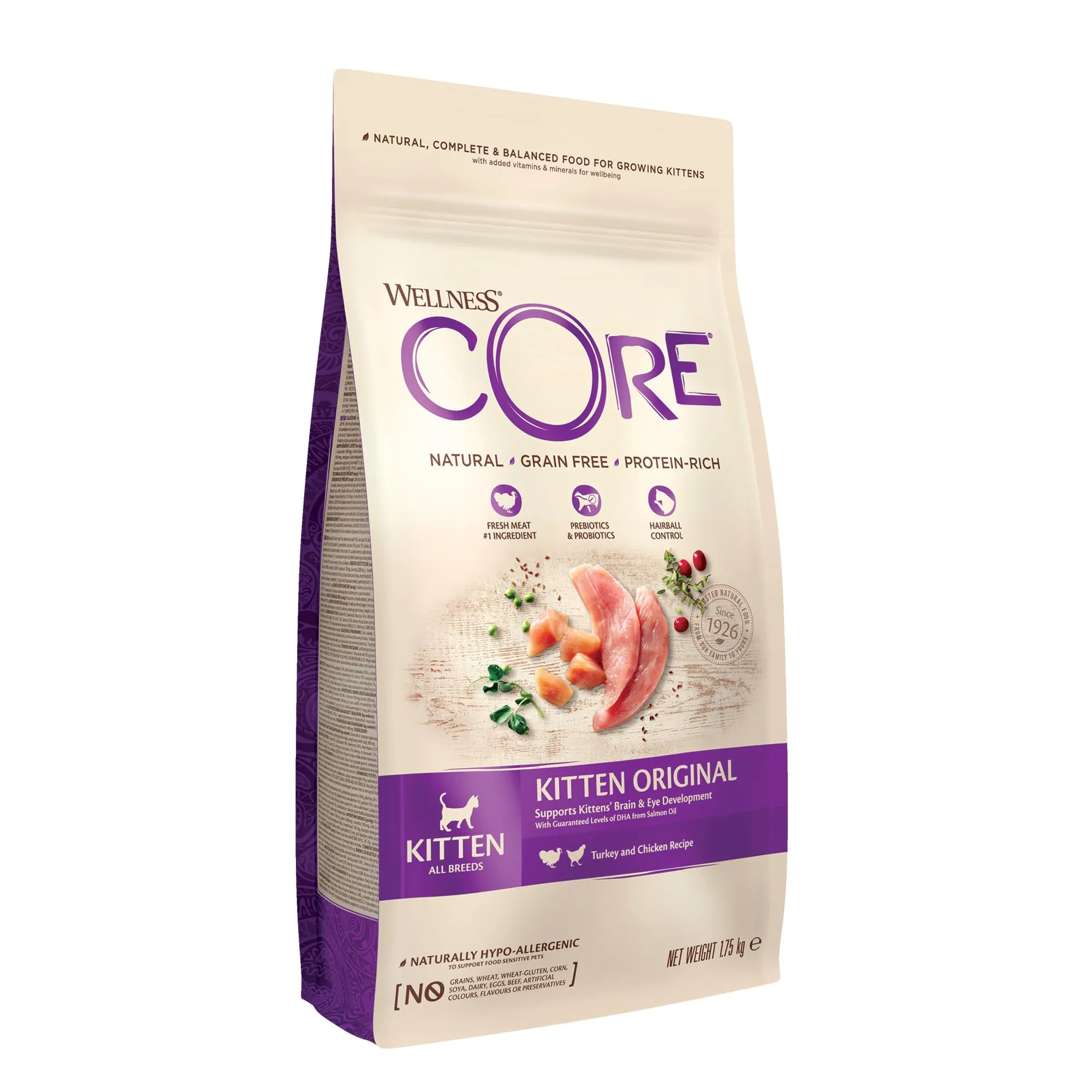 Wellness CORE Gattino 1,75 kg, Pollo & Tacchino – Crocchette Per Gatti - immagine 1