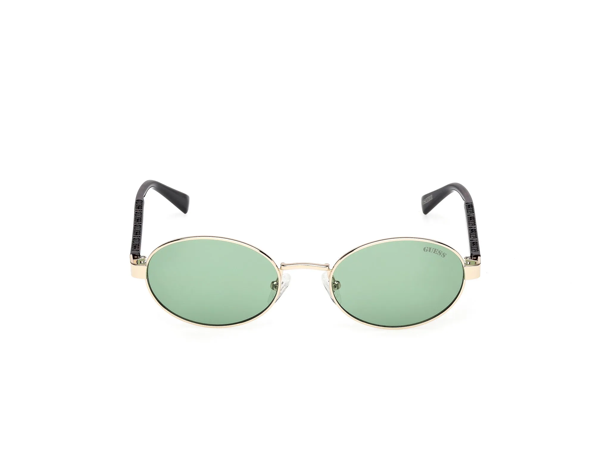 Guess GU00232 32N Occhiali da sole Metallo Oro Verde Rotonda Normale - immagine 2