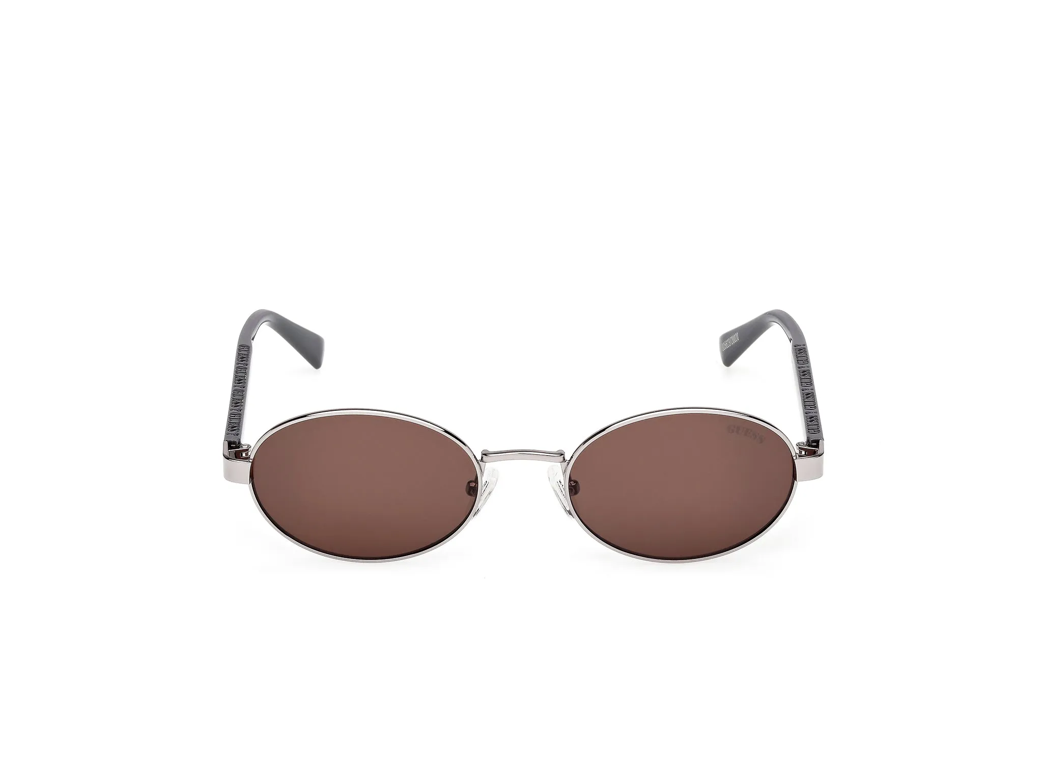 Guess GU00232 08E Occhiali da sole Metallo Canna di fucile Marrone Rotonda Normale - immagine 2