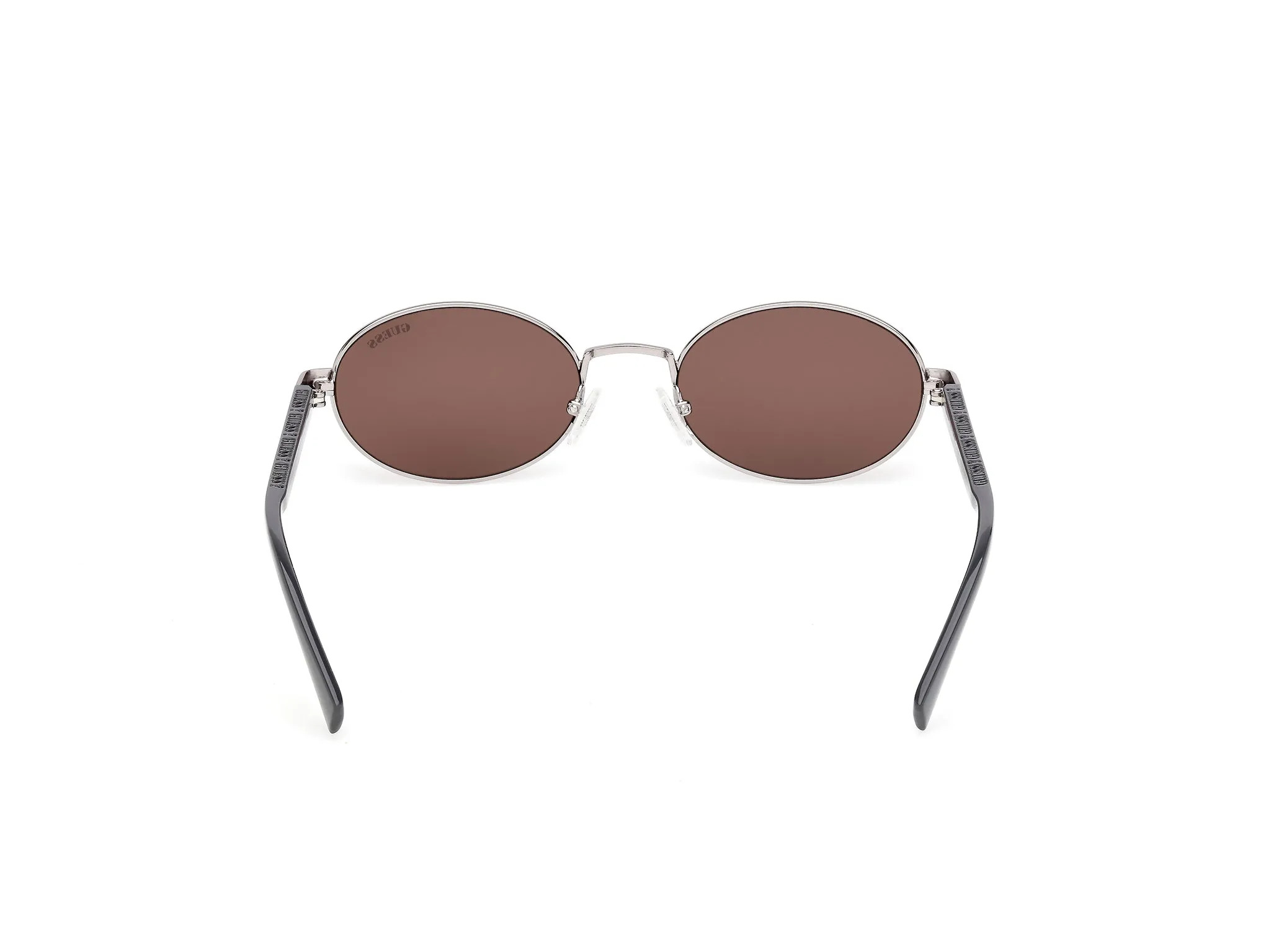 Guess GU00232 08E Occhiali da sole Metallo Canna di fucile Marrone Rotonda Normale - immagine 4