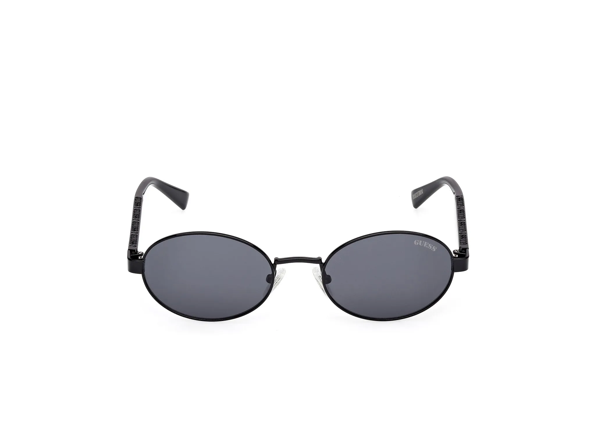 Guess GU00232 01A Occhiali da sole Metallo Nero Fumo Rotonda Normale - immagine 2