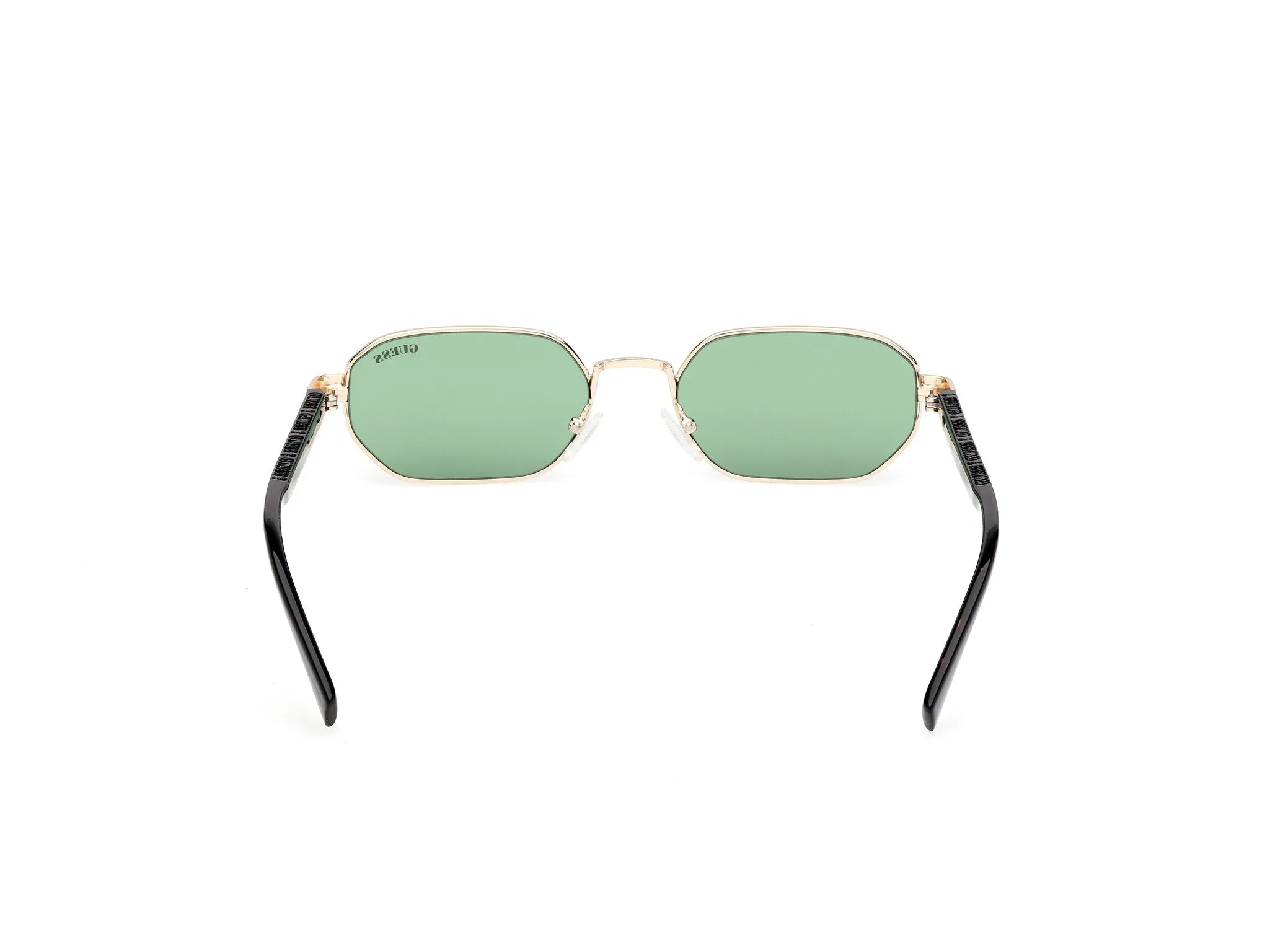 Guess GU00231 32N Occhiali da sole Metallo Oro Verde Geometrica Normale - immagine 4