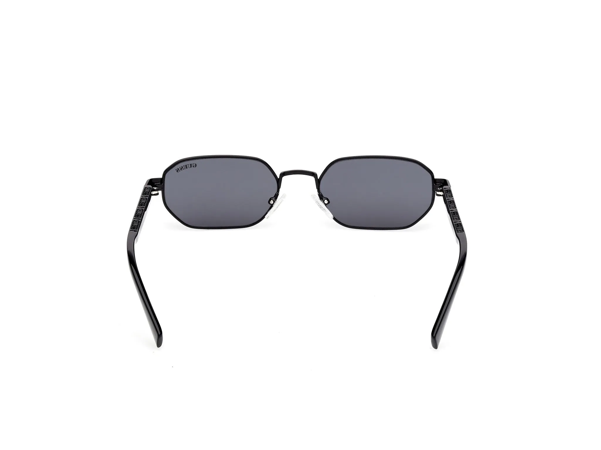 Guess GU00231 01A Occhiali da sole Metallo Nero Fumo Geometrica Normale - immagine 4