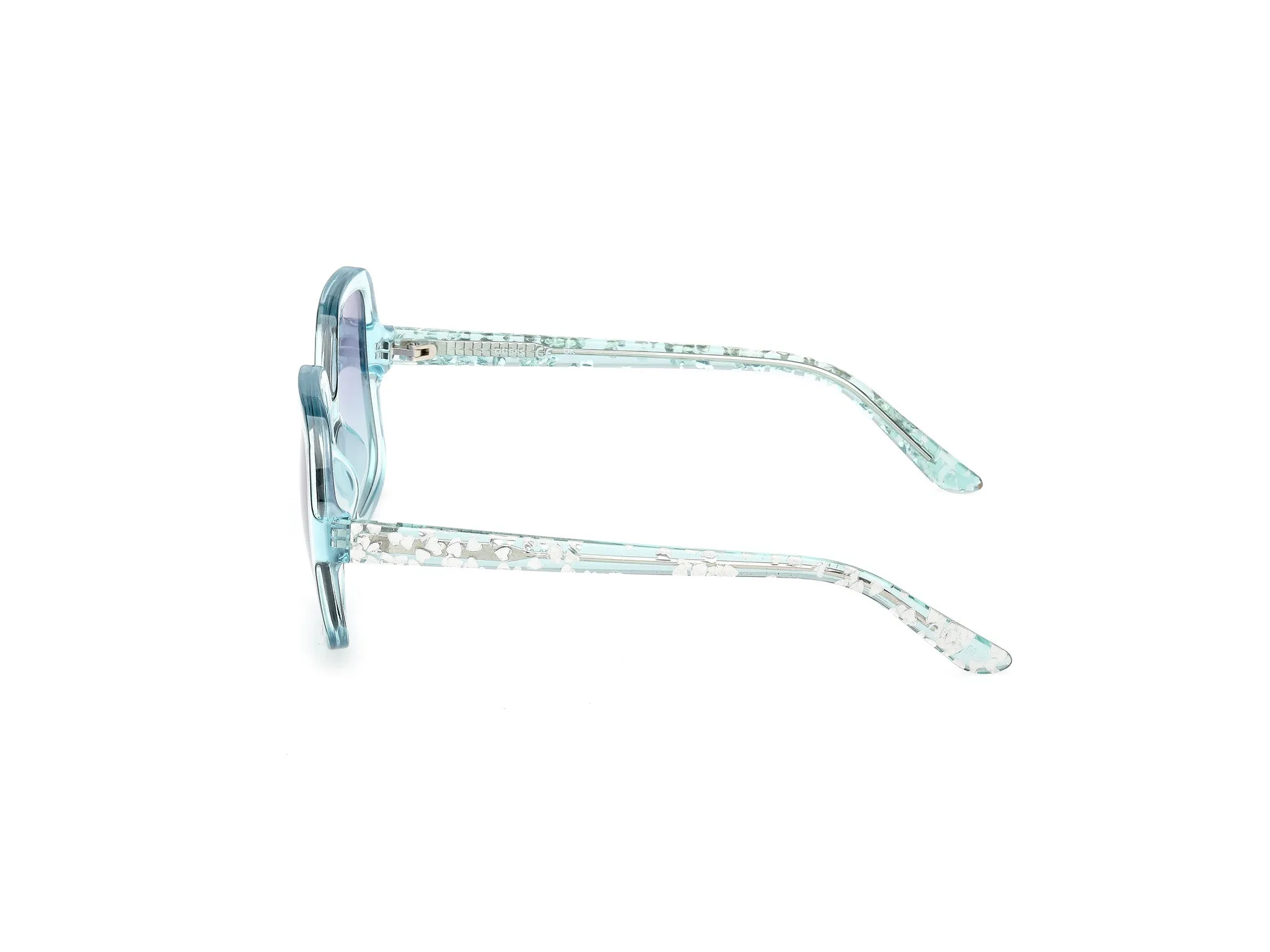 Guess GU00230 87W Occhiali da sole Iniettato Turchese Blu Squadrata Normale - immagine 3