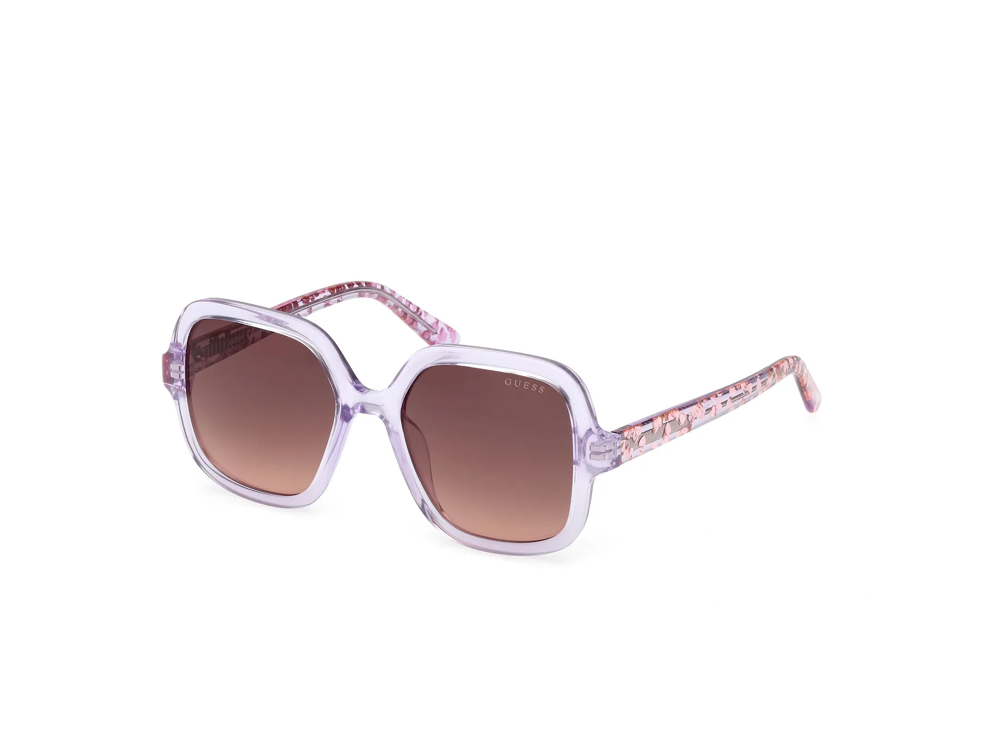 Guess GU00230 83Z Occhiali da sole Iniettato Viola Viola Squadrata Normale - immagine 1