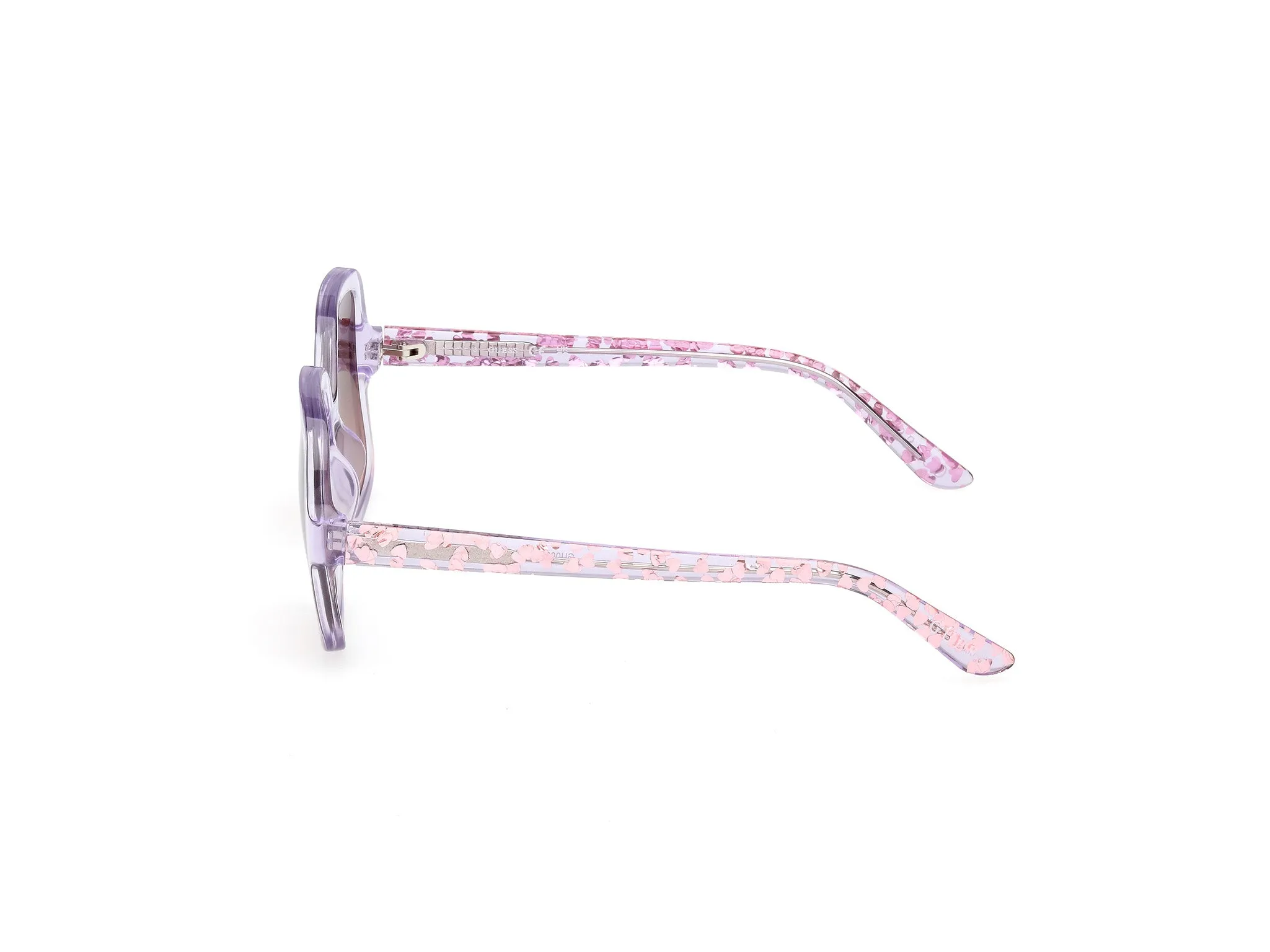 Guess GU00230 83Z Occhiali da sole Iniettato Viola Viola Squadrata Normale - immagine 3