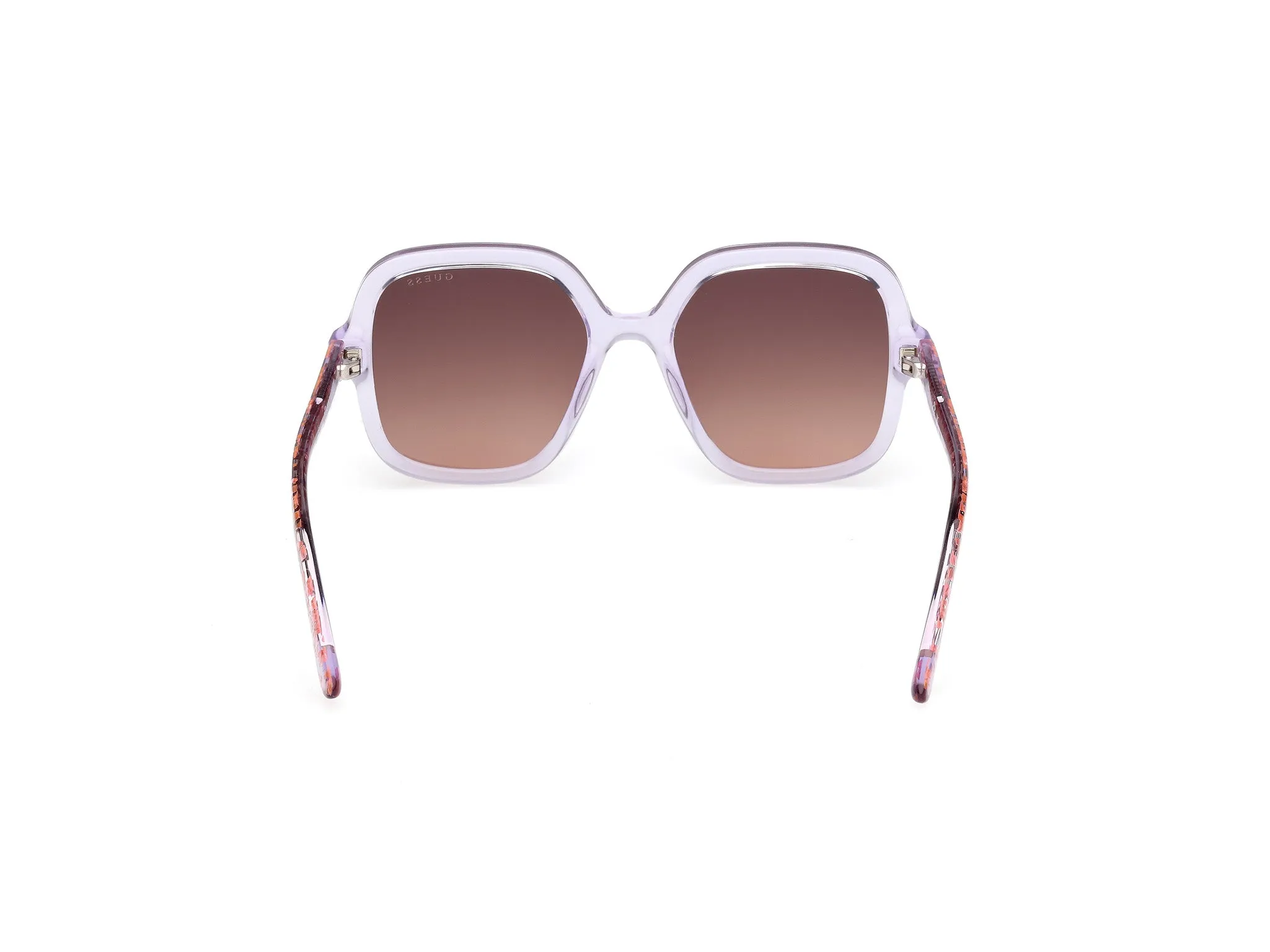 Guess GU00230 83Z Occhiali da sole Iniettato Viola Viola Squadrata Normale - immagine 4