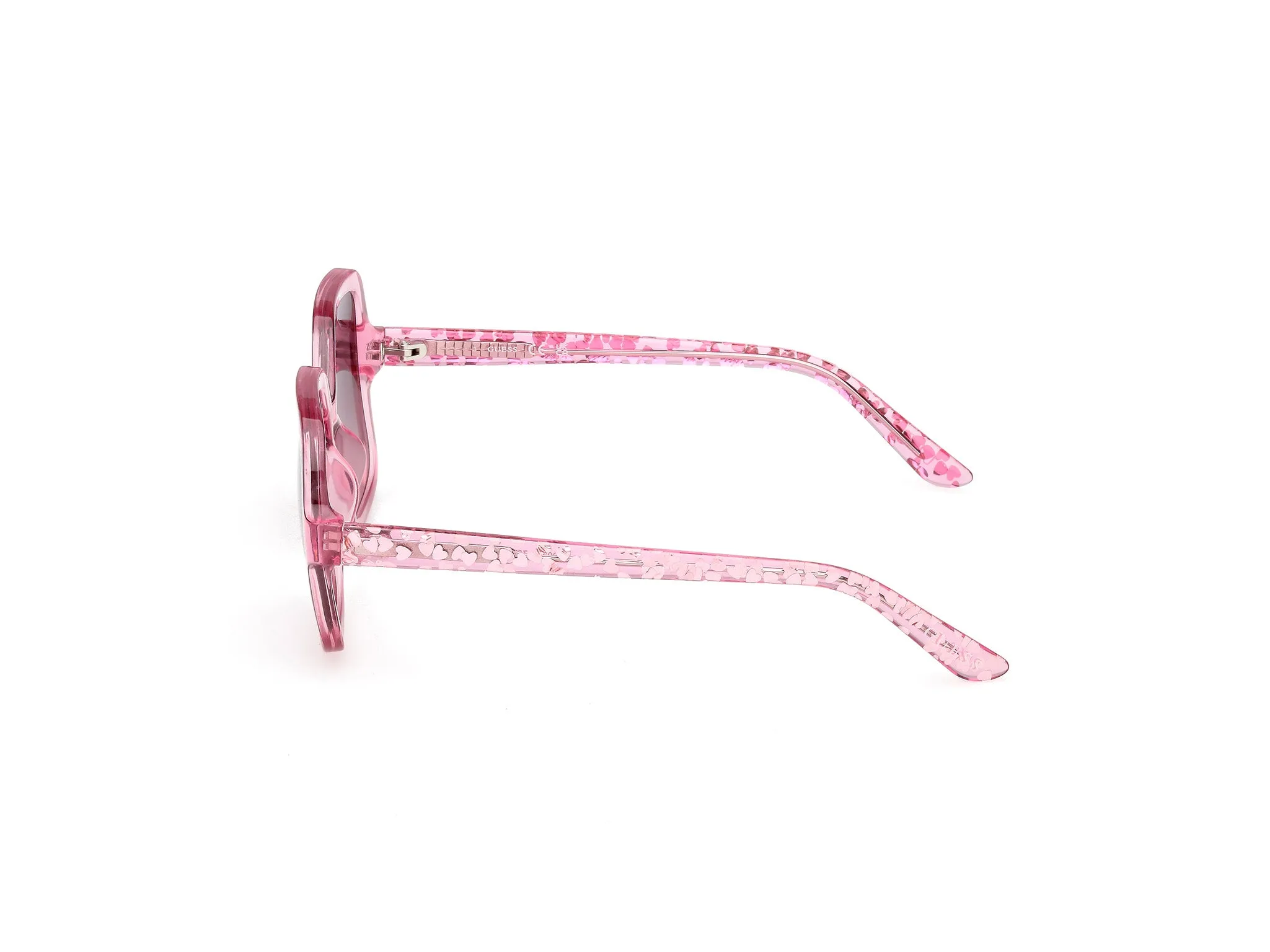 Guess GU00230 75T Occhiali da sole Iniettato Fucsia Bordeaux Squadrata Normale - immagine 3