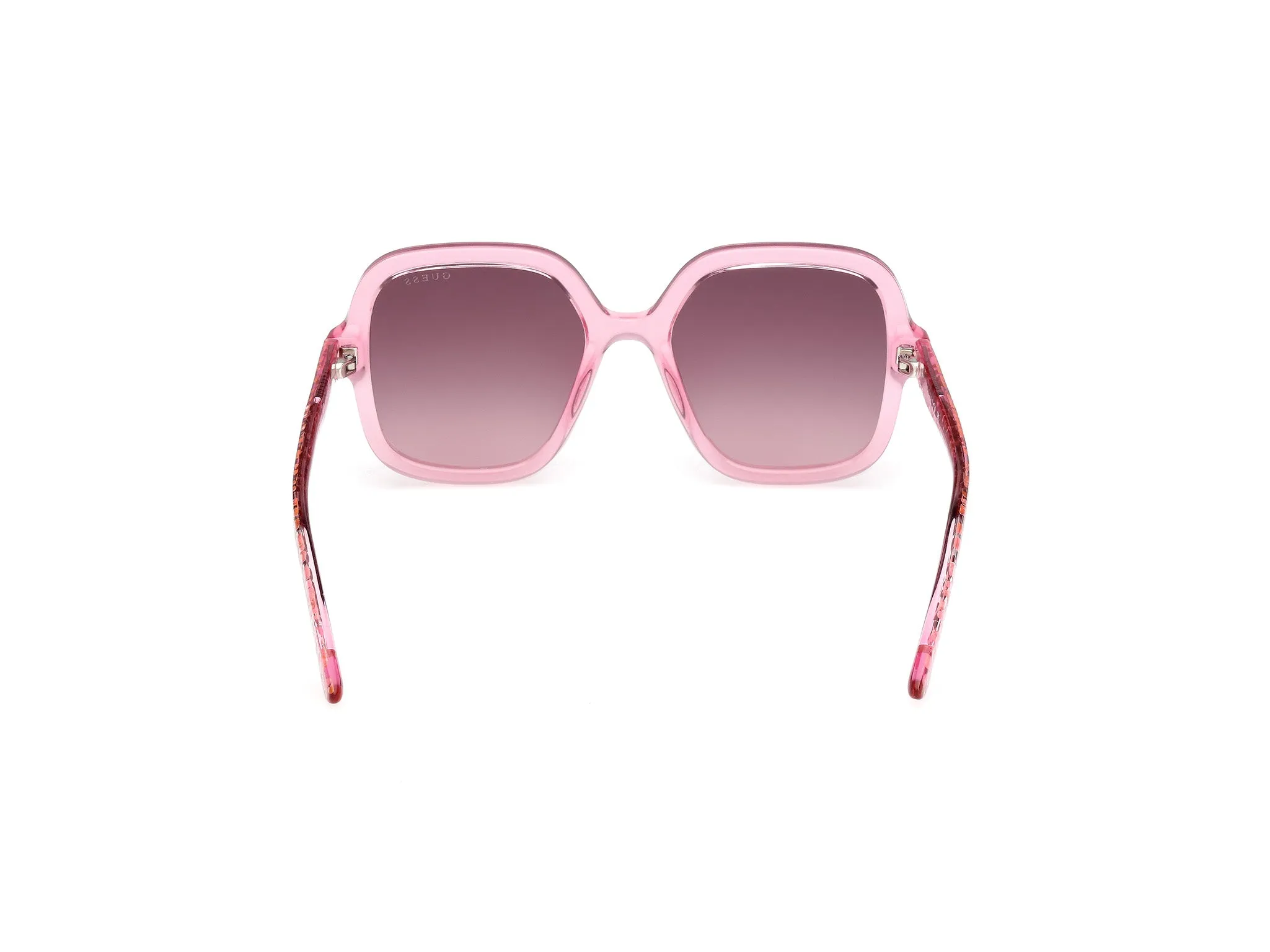 Guess GU00230 75T Occhiali da sole Iniettato Fucsia Bordeaux Squadrata Normale - immagine 4