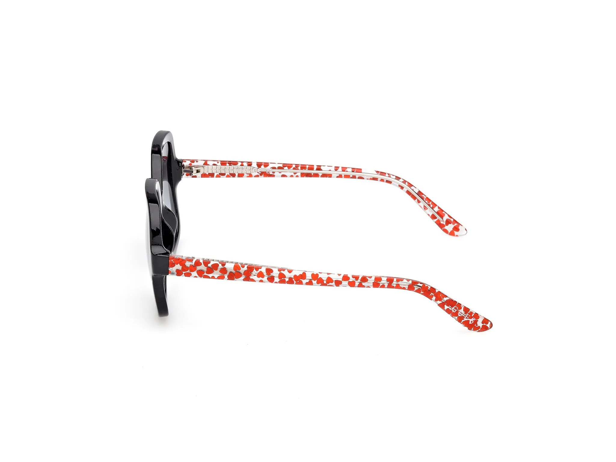 Guess GU00230 01B Occhiali da sole Iniettato Nero Fumo Squadrata Normale - immagine 3