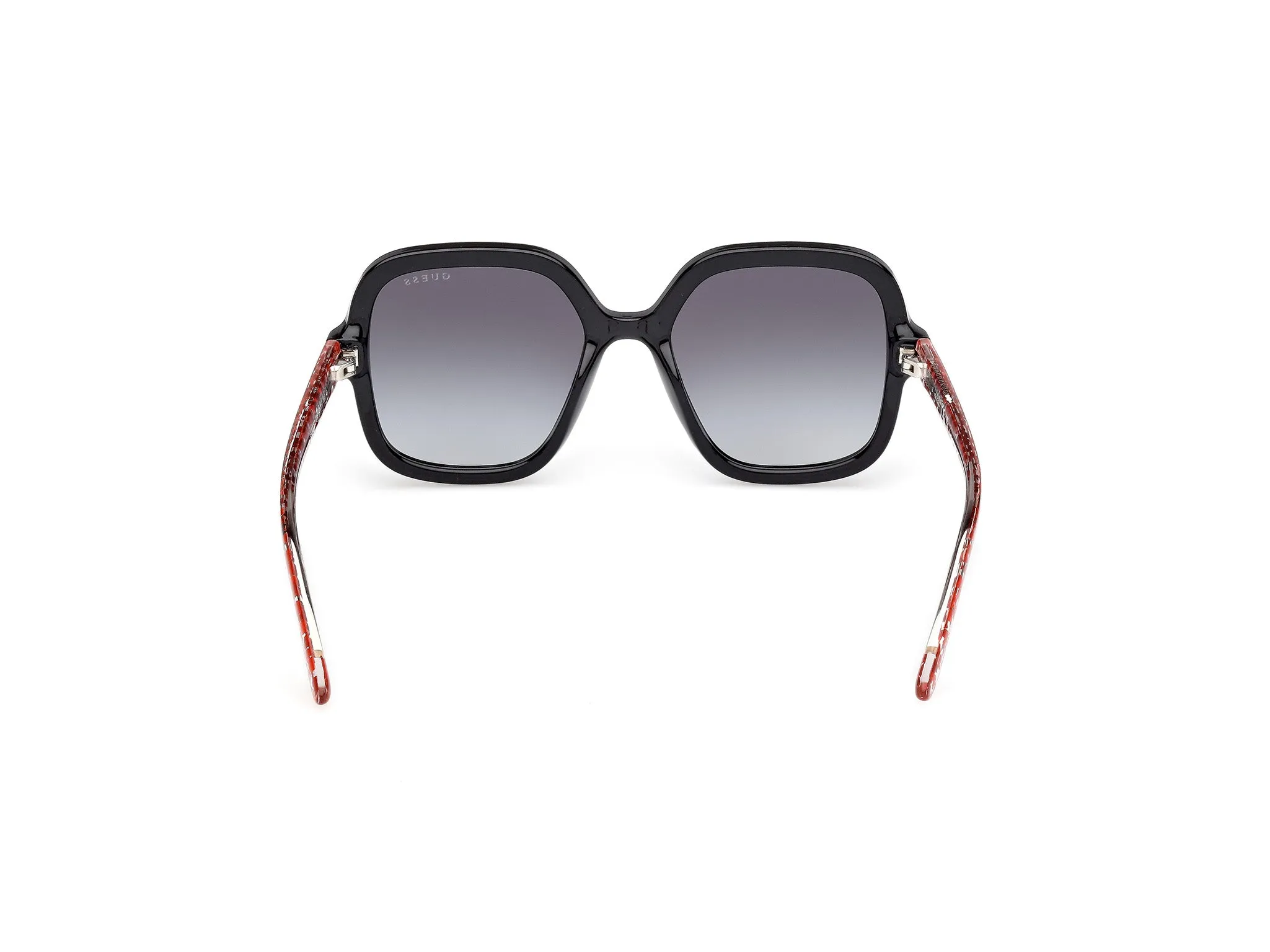 Guess GU00230 01B Occhiali da sole Iniettato Nero Fumo Squadrata Normale - immagine 4