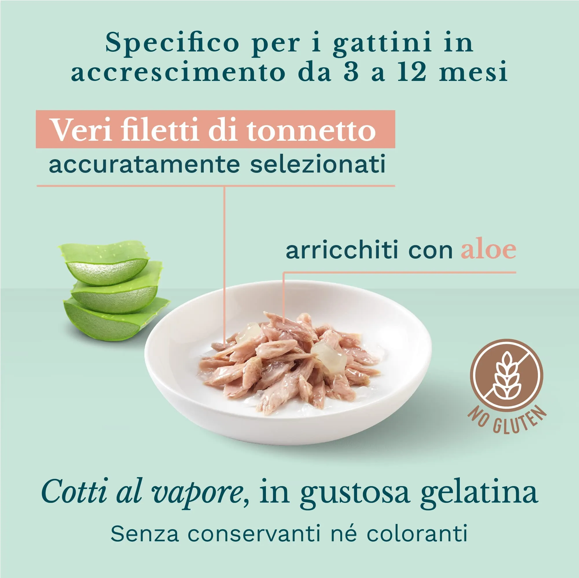 Schesir, Cibo Umido Per Gattini Al Gusto Tonno In Crema – Per Gattini Da 3 A 12 Mesi, 85g – Pack of 24 - immagine 3