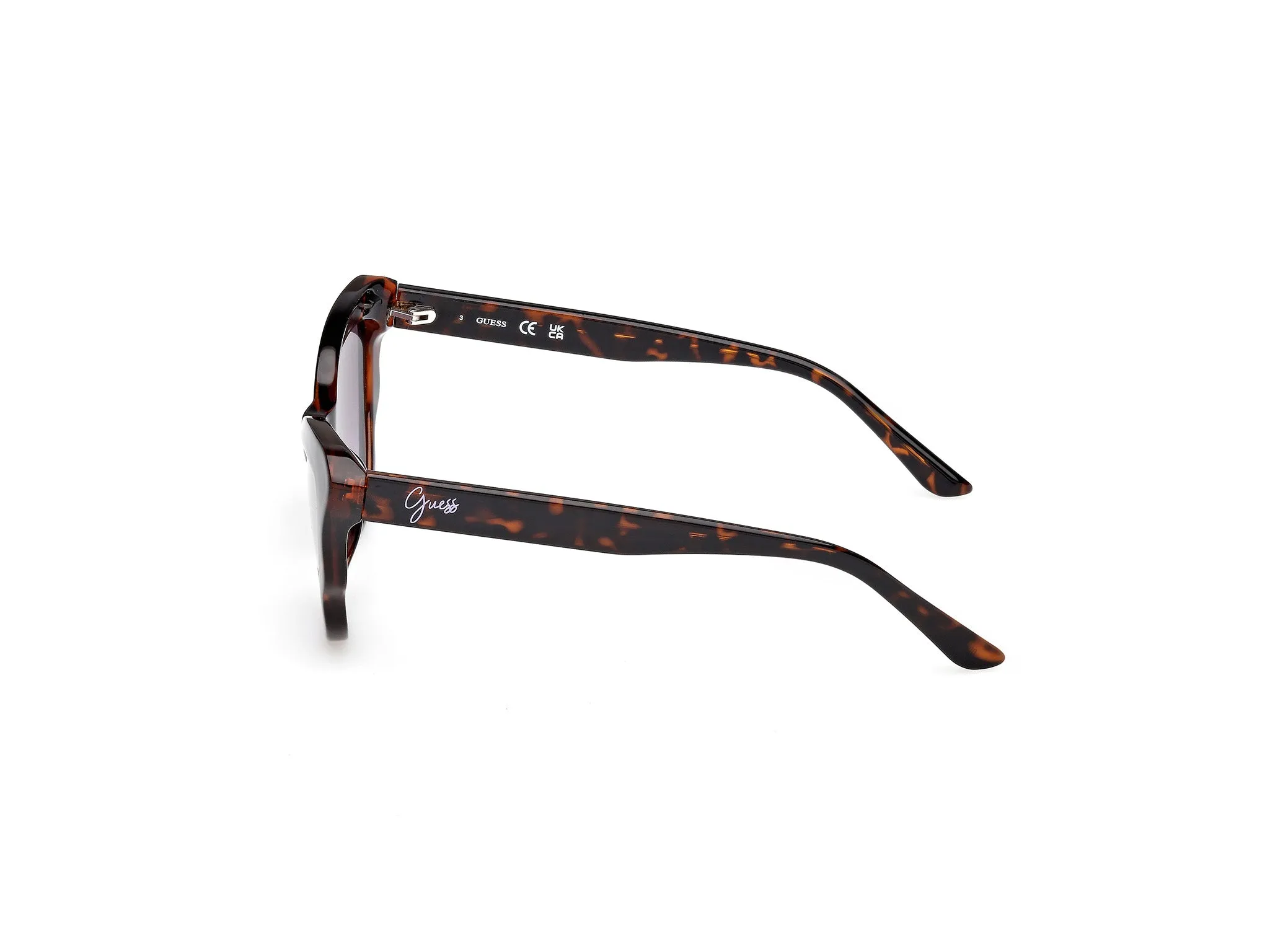 Guess GU00228 52Z Occhiali da sole Iniettato Havana Viola Cat Eye Normale - immagine 3