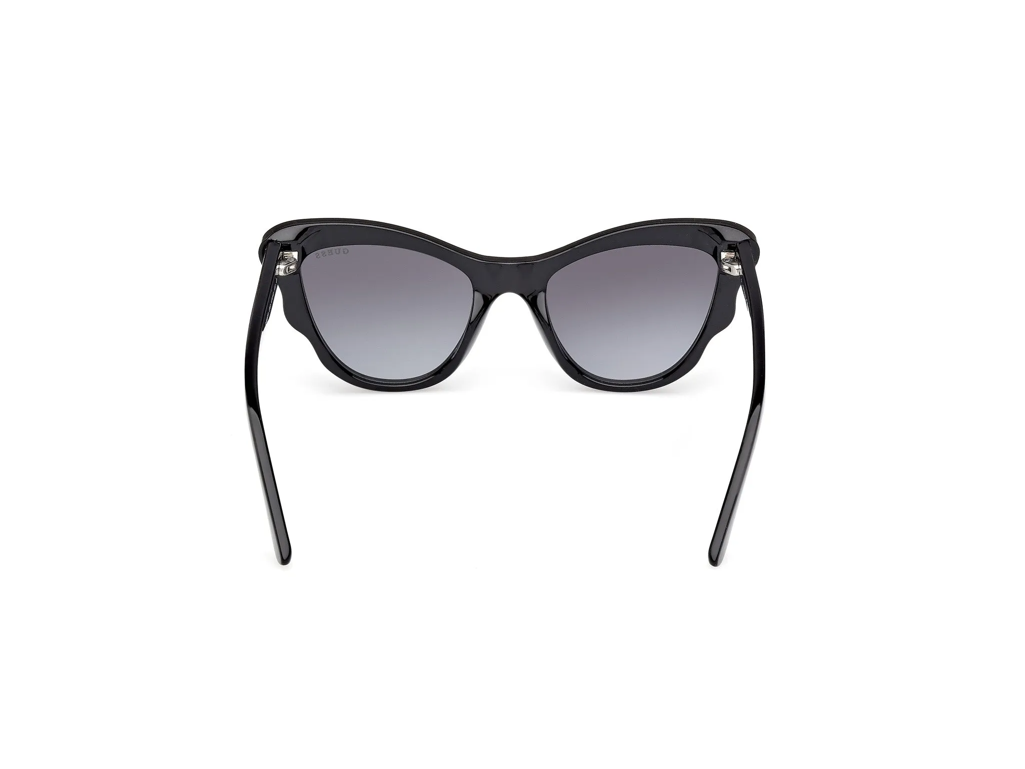 Guess GU00228 01B Occhiali da sole Iniettato Nero Fumo Cat Eye Normale - immagine 4