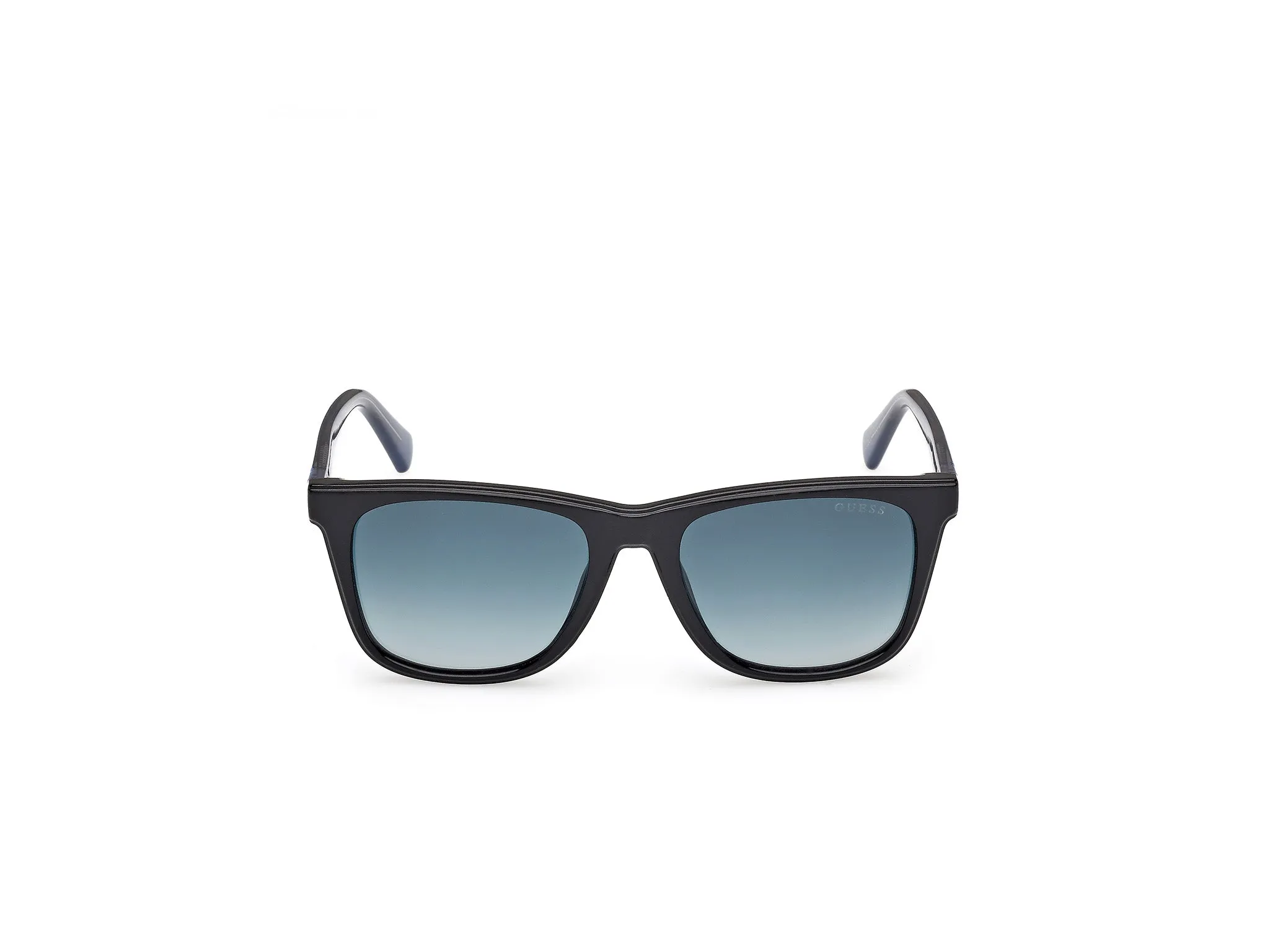Guess GU00227 01W Occhiali da sole Iniettato Nero Blu Squadrata Normale - immagine 2