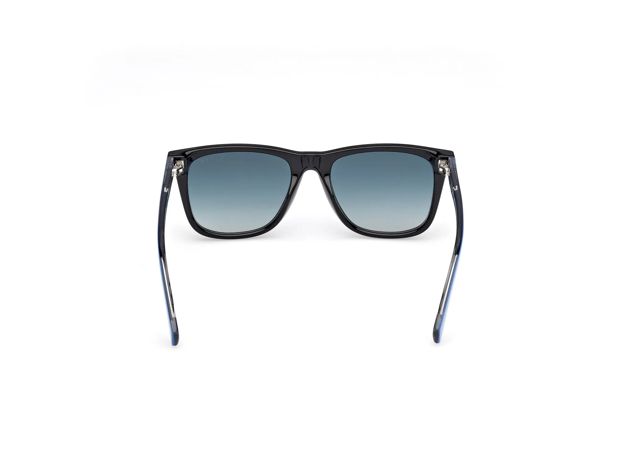 Guess GU00227 01W Occhiali da sole Iniettato Nero Blu Squadrata Normale - immagine 4