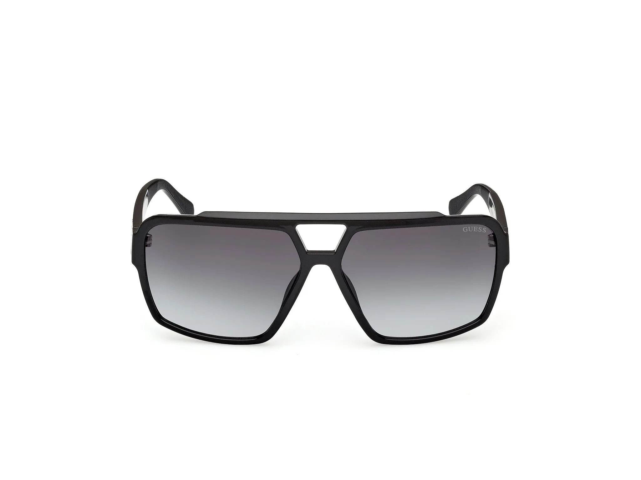 Guess GU00223 01B Occhiali da sole Iniettato Nero Fumo Squadrata Normale - immagine 2