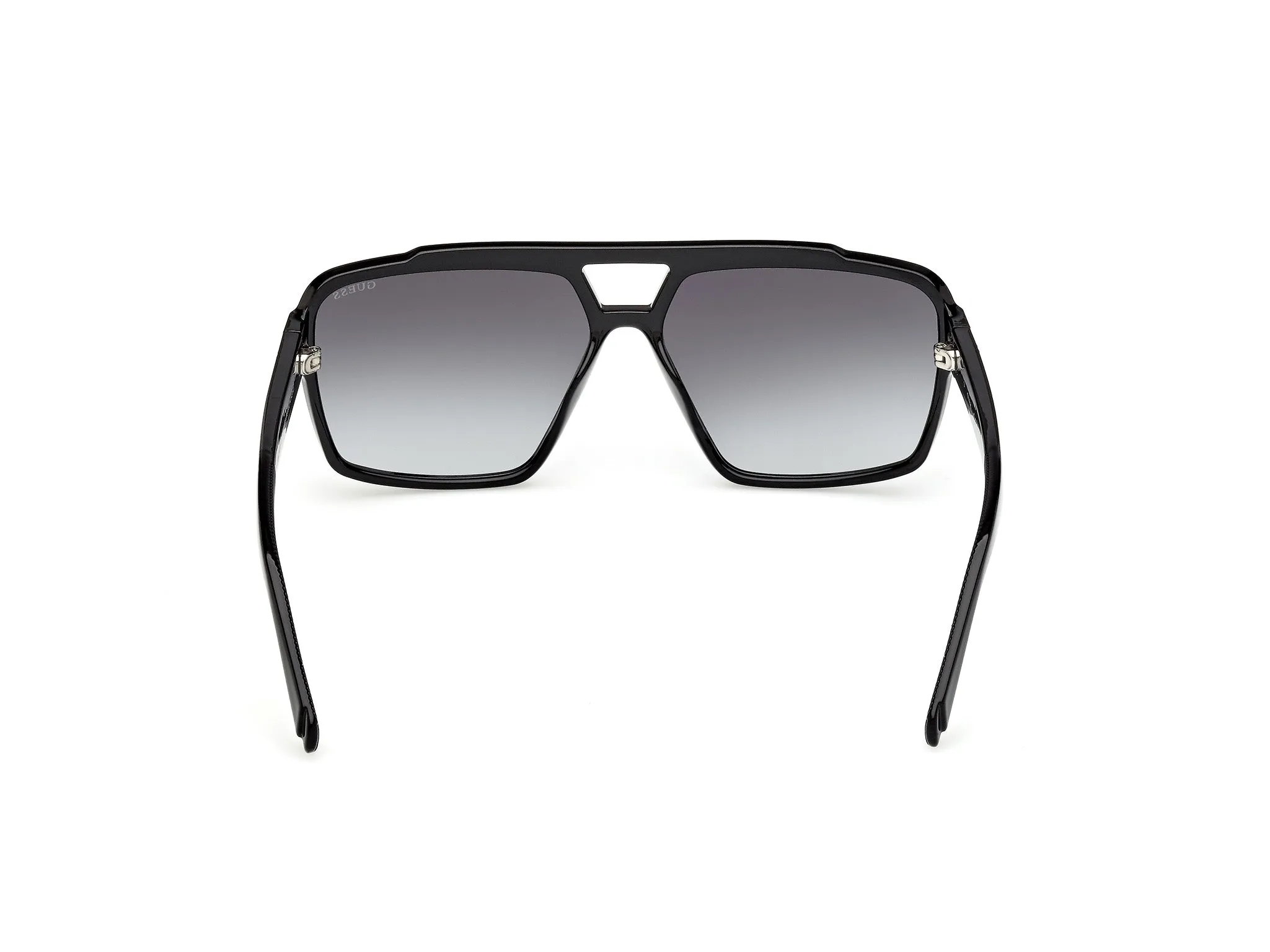 Guess GU00223 01B Occhiali da sole Iniettato Nero Fumo Squadrata Normale - immagine 4