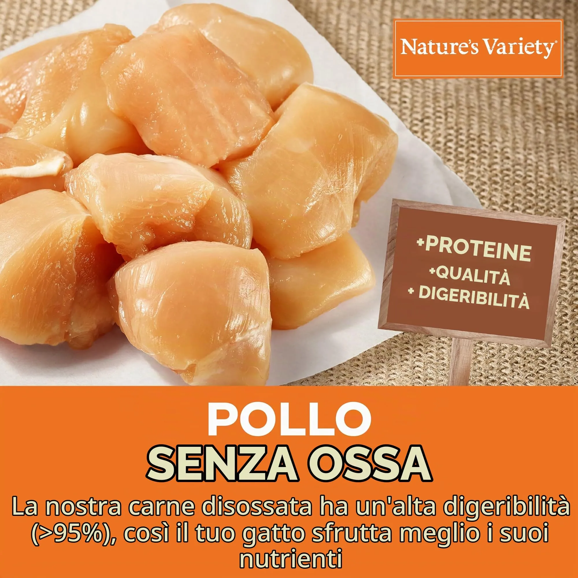 Nature's Variety Original, Cibo per Gatti Adulti con Pollo Disossato 7 Kg - immagine 5